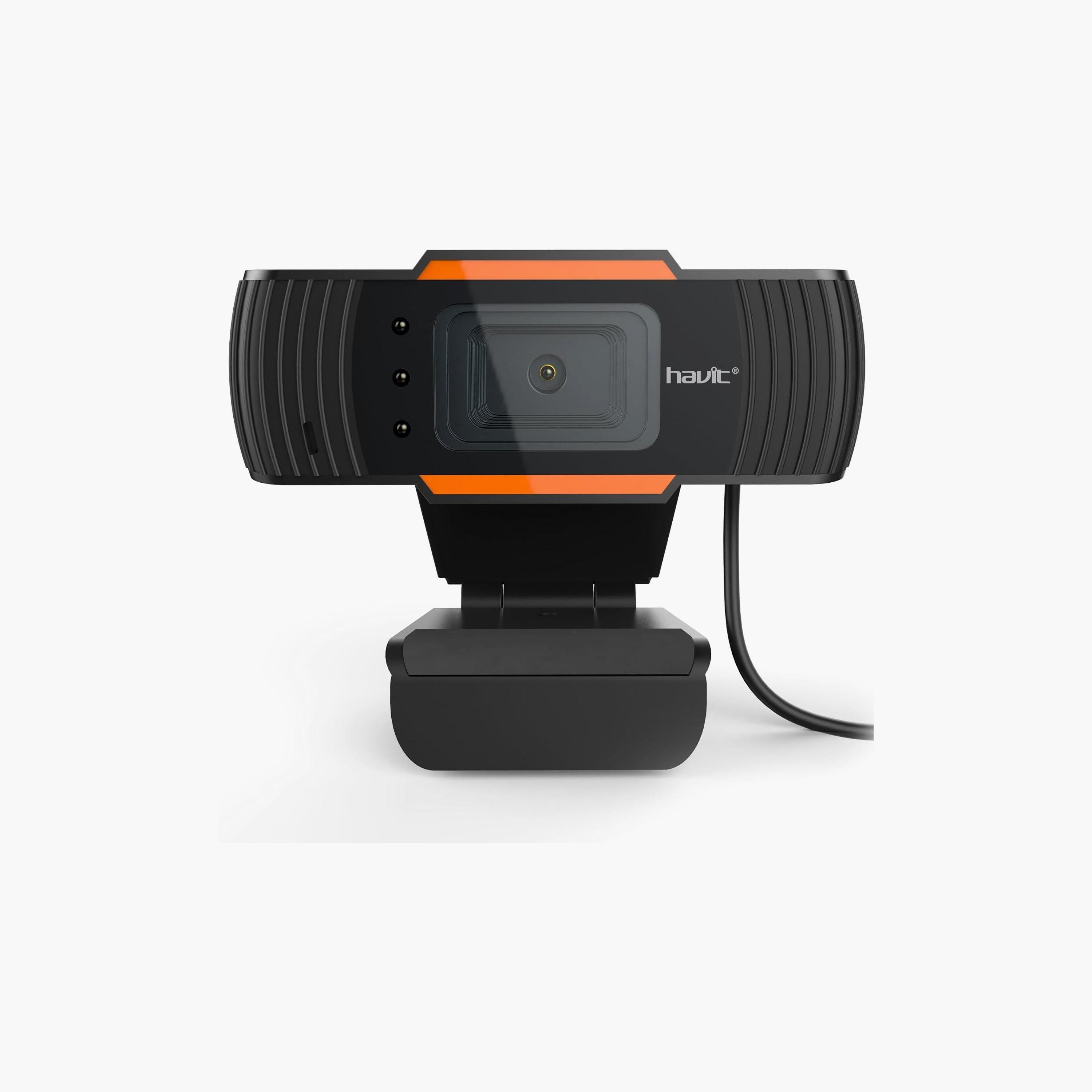 كاميرا ويب هافيت برو سريعة النقل باللون الأسود | HV-N5086-electronics-camera-image-1