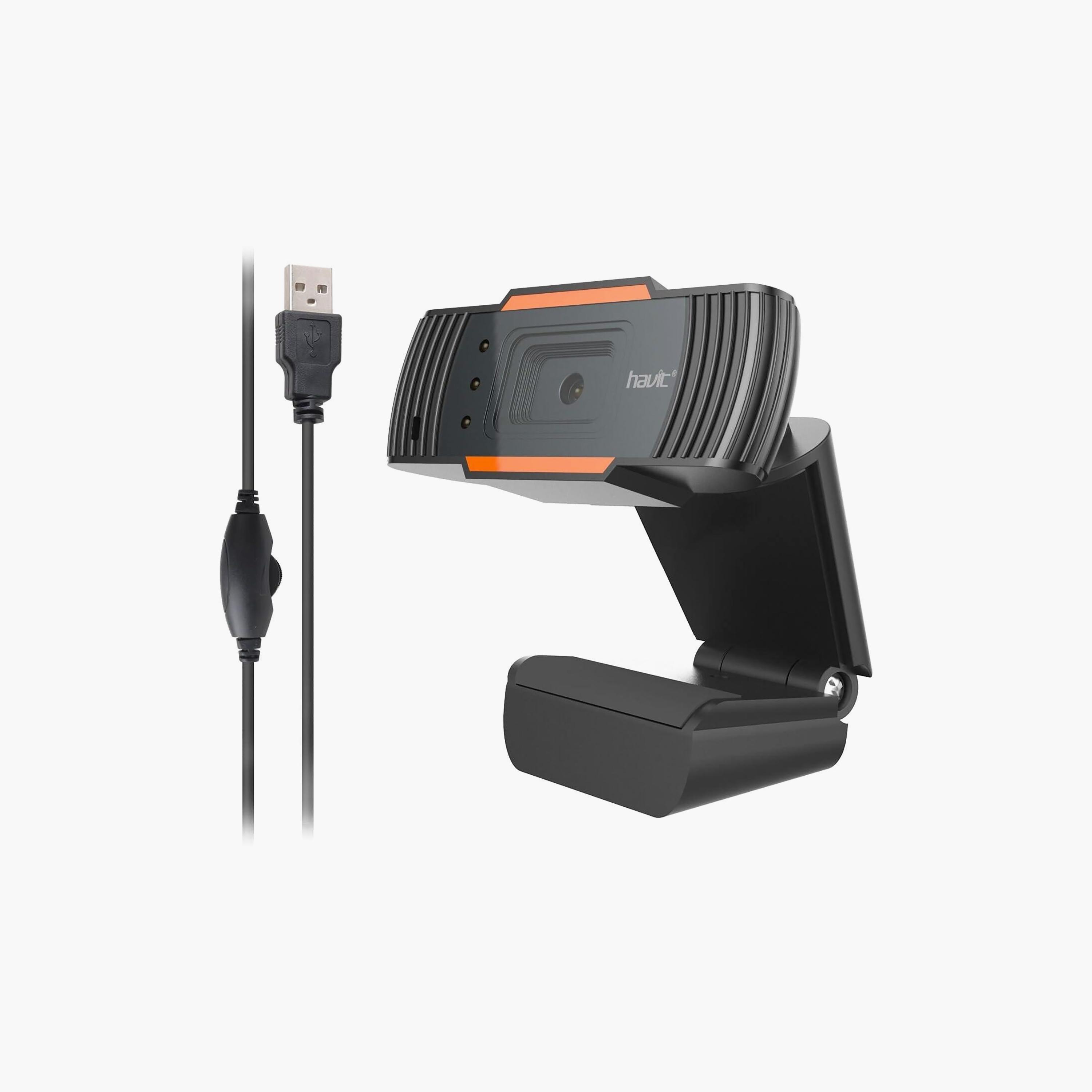 كاميرا ويب هافيت برو سريعة النقل باللون الأسود | HV-N5086-electronics-camera-image-2
