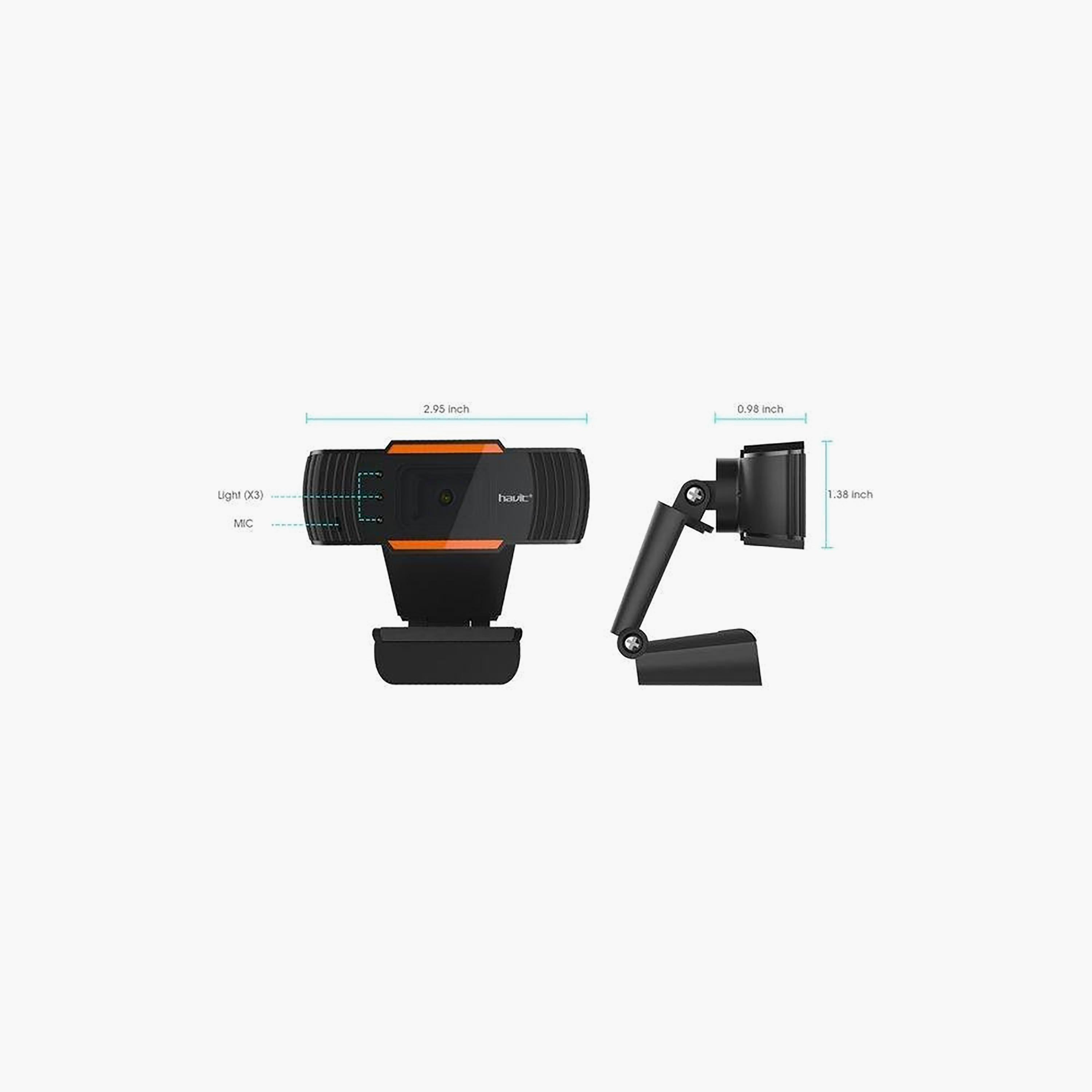كاميرا ويب هافيت برو سريعة النقل باللون الأسود | HV-N5086-electronics-camera-image-6