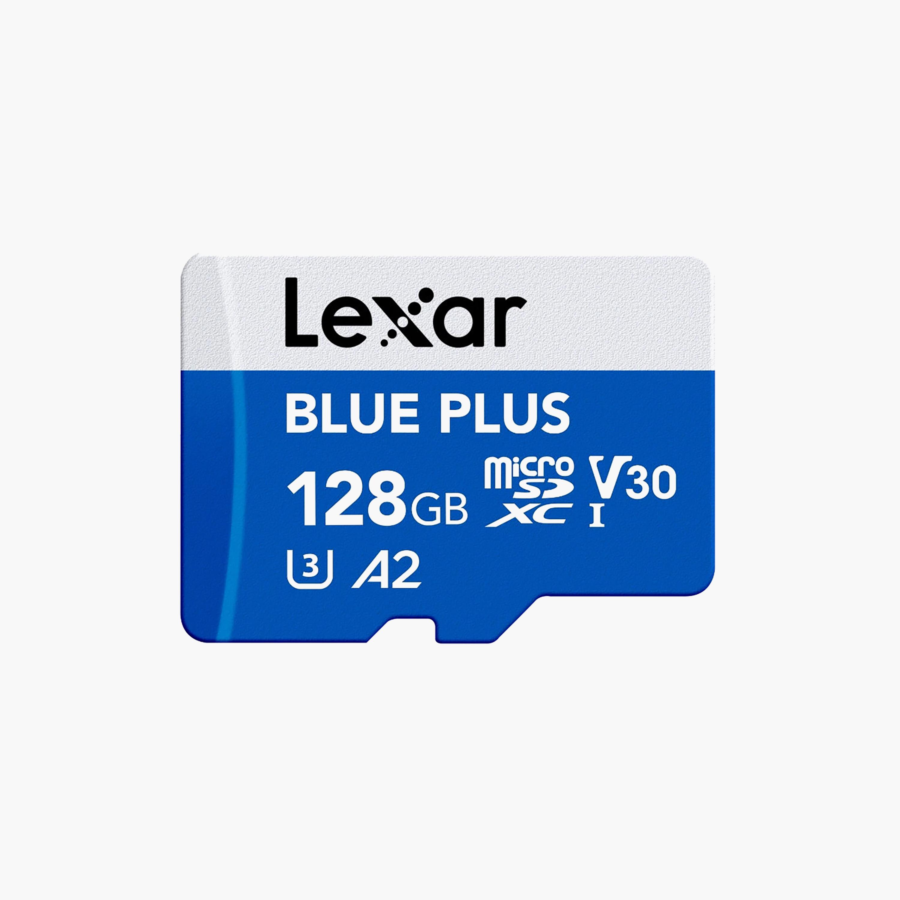 Lexar 128GB Blue Plus microSDXC UHS-I 170MB/s Read Blue/Black | LMSBLPL128G-BNANG-electronics-accessories-mobileaccesories-image-1
