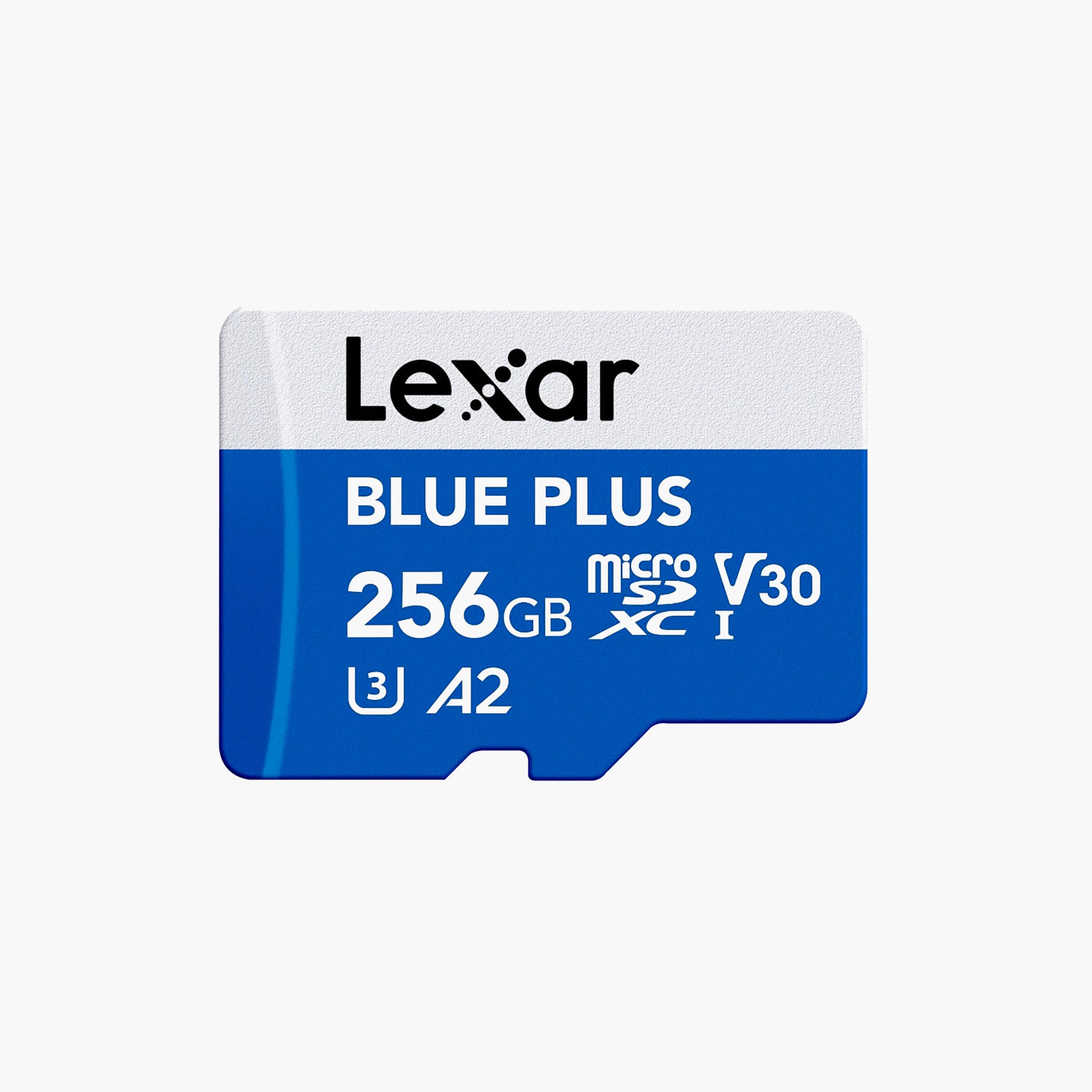 Lexar 256GB BluePlus MicroSDXC UHS-I 170MB/s Read Blue/Black | LMSBLPL256G-BNANG-electronics-accessories-mobileaccesories-image-1