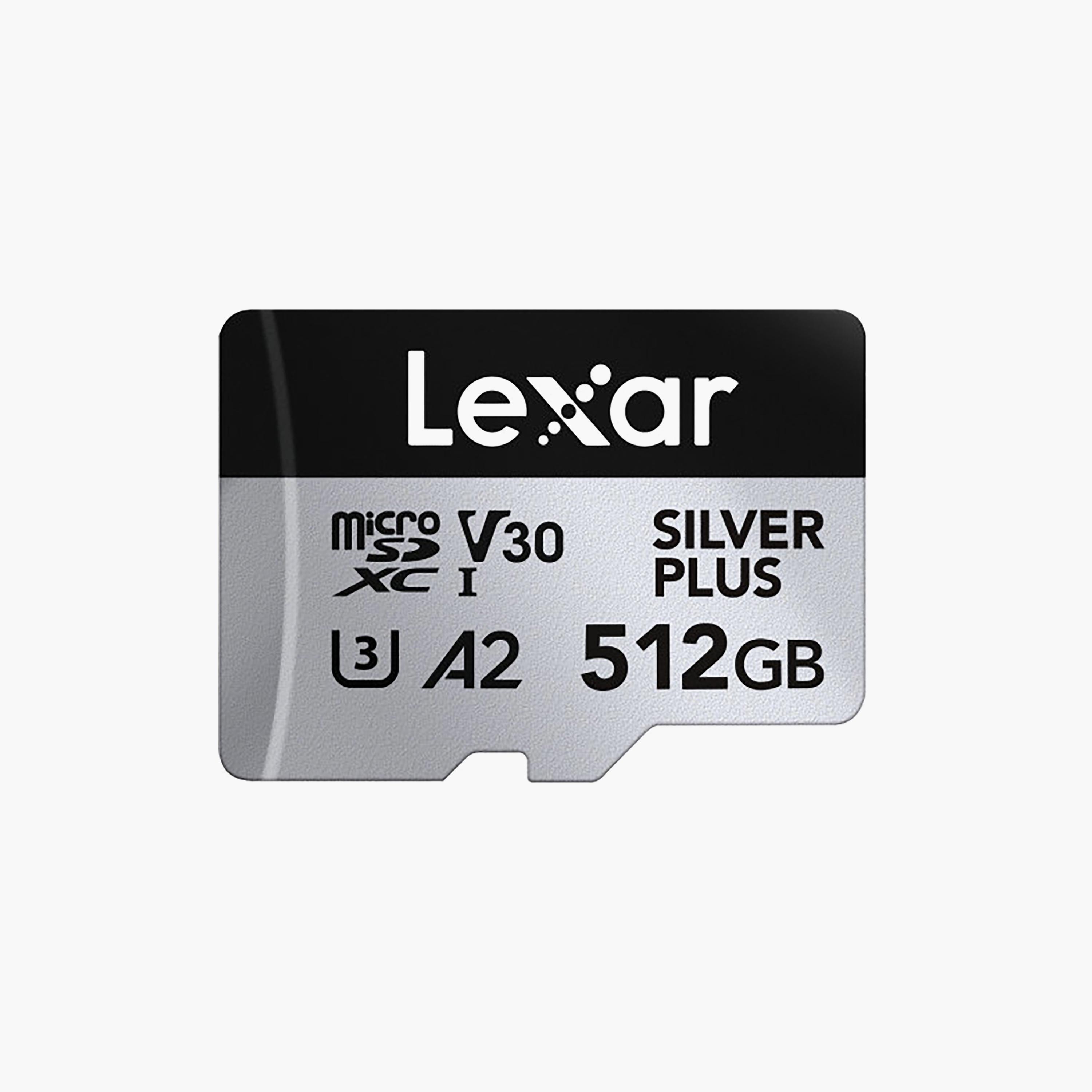 Lexar Professional 512GB Silver Plus microSDXC UHS-I 205MB/s Read 150MB/s Write | LMSSIPL512G-BNANG-electronics-accessories-mobileaccesories-image-1