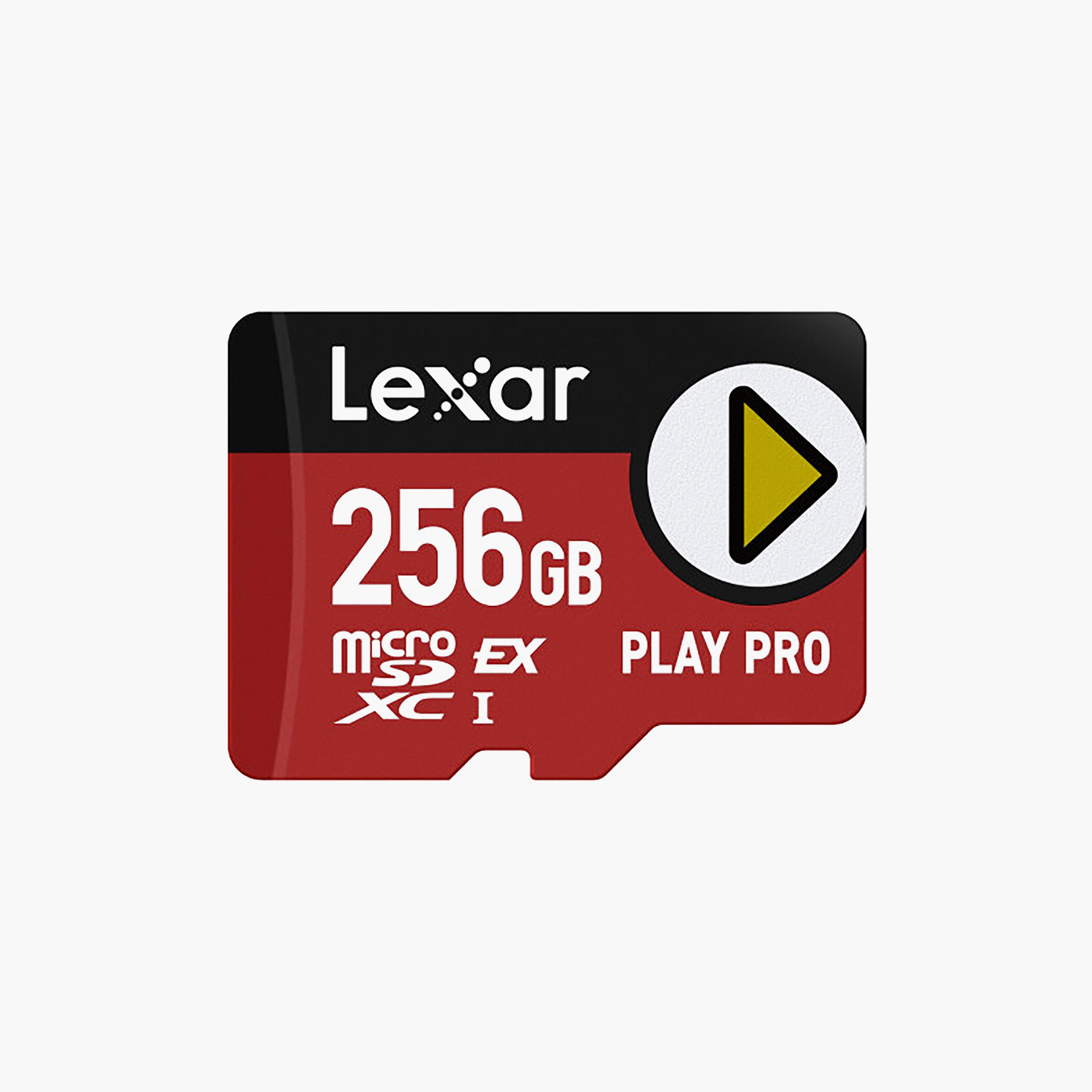 Lexar Play Pro 256GB microSDXC UHS-I 900MB/s read 600MB/s write Black Red | LMSXPS0256G-BNNNG-electronics-accessories-mobileaccesories-image-1
