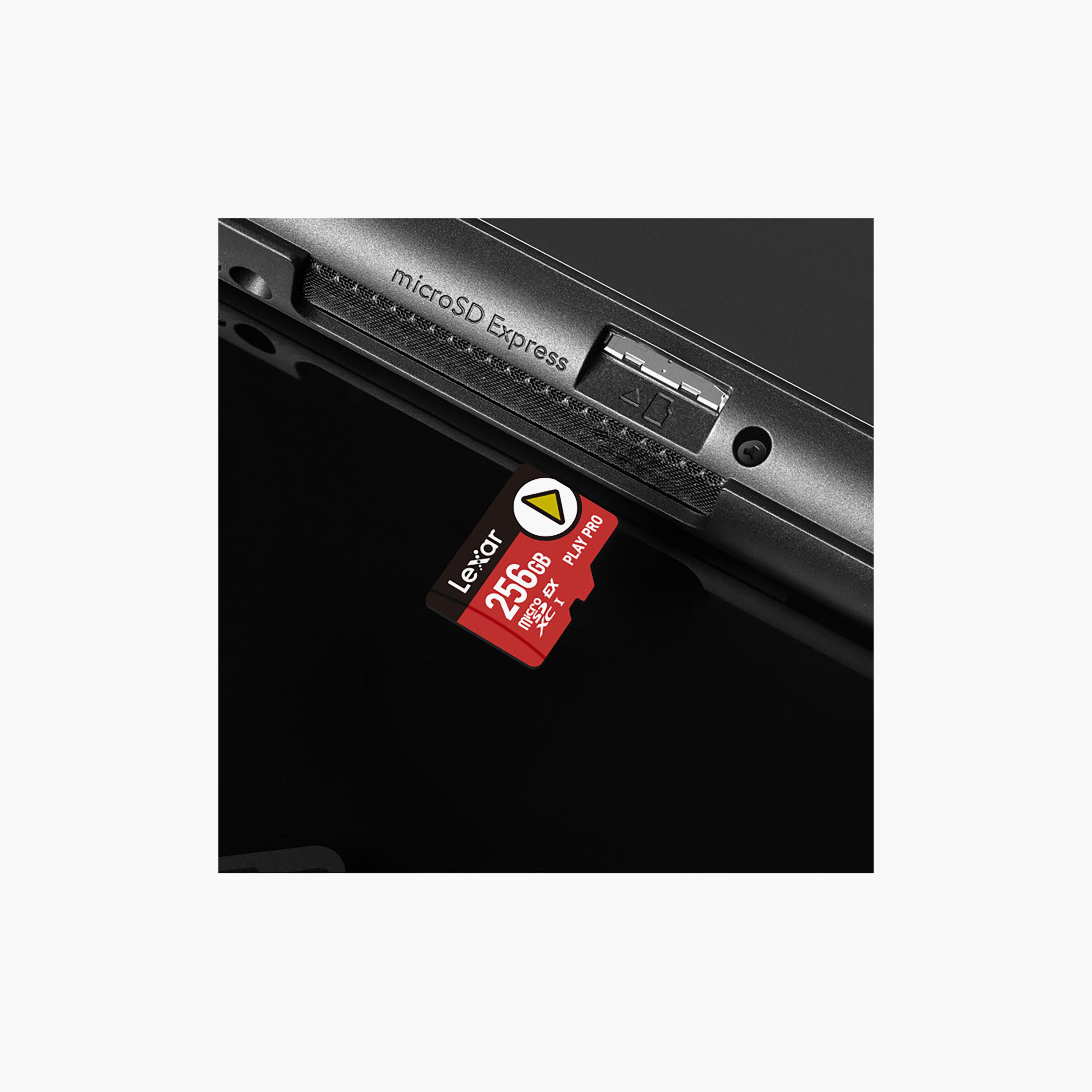 Lexar Play Pro 256GB microSDXC UHS-I 900MB/s read 600MB/s write Black Red | LMSXPS0256G-BNNNG-electronics-accessories-mobileaccesories-image-2