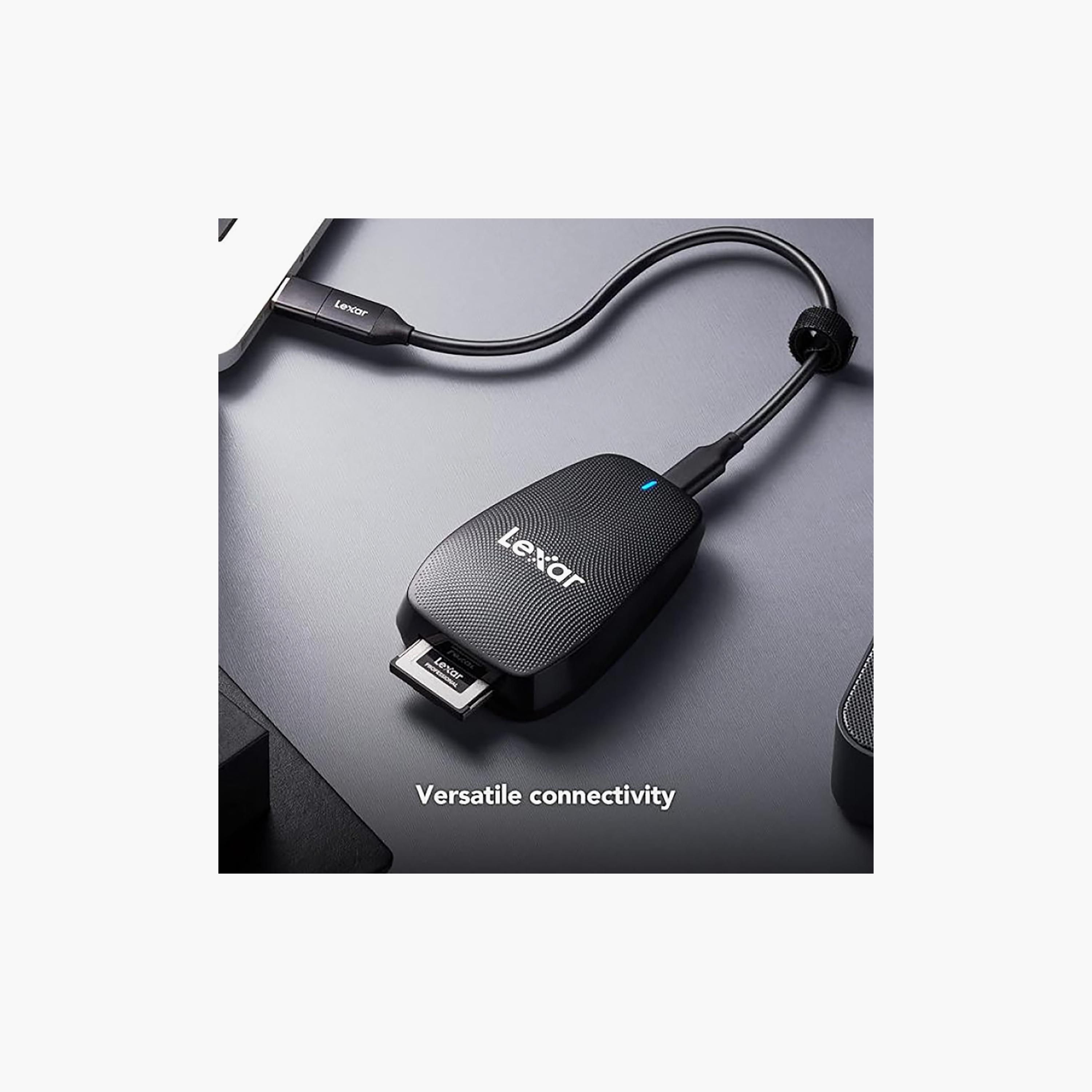 قارئ بطاقات ذاكرة ليكسار لنوع CFexpress Type B بمنفذ USB 3.2 من الجيل الثاني | LRW550U-RNBNG-electronics-accessories-computeraccesories-image-4