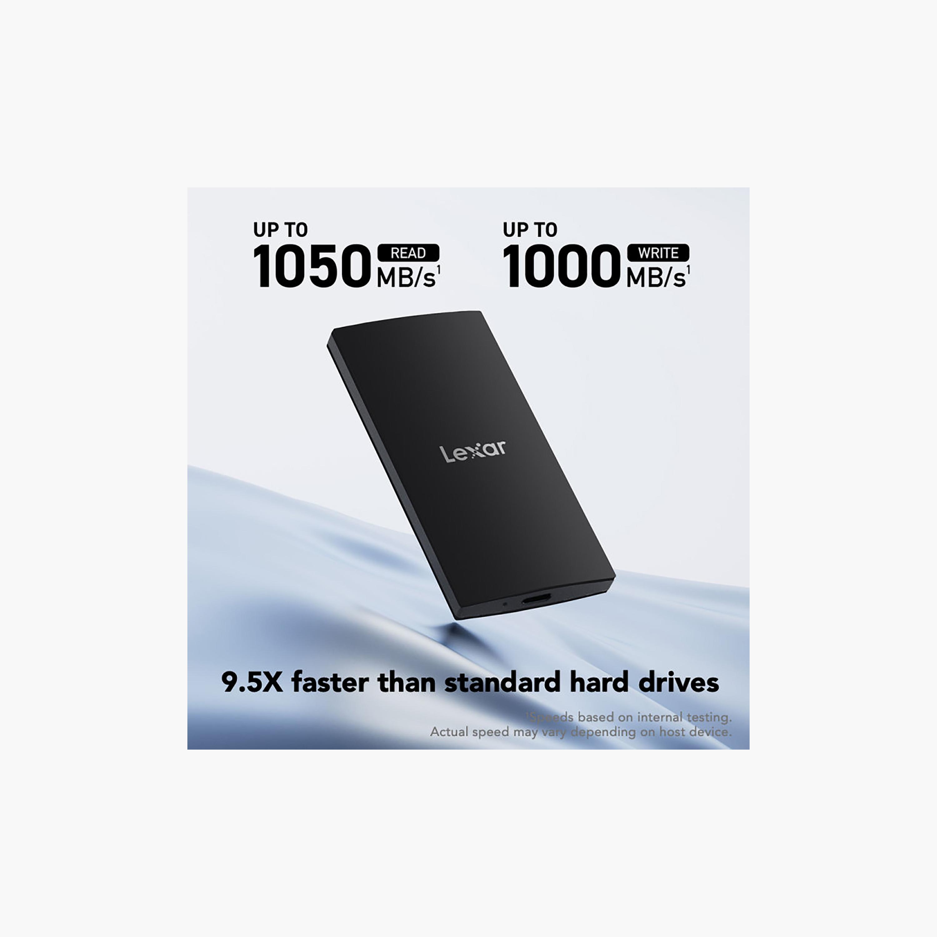 Lexar Portable SSD 1TB 1050MB/s Read 1000MB/s Write Black | LSL300001T-RNBNG-electronics-accessories-computeraccesories-image-2