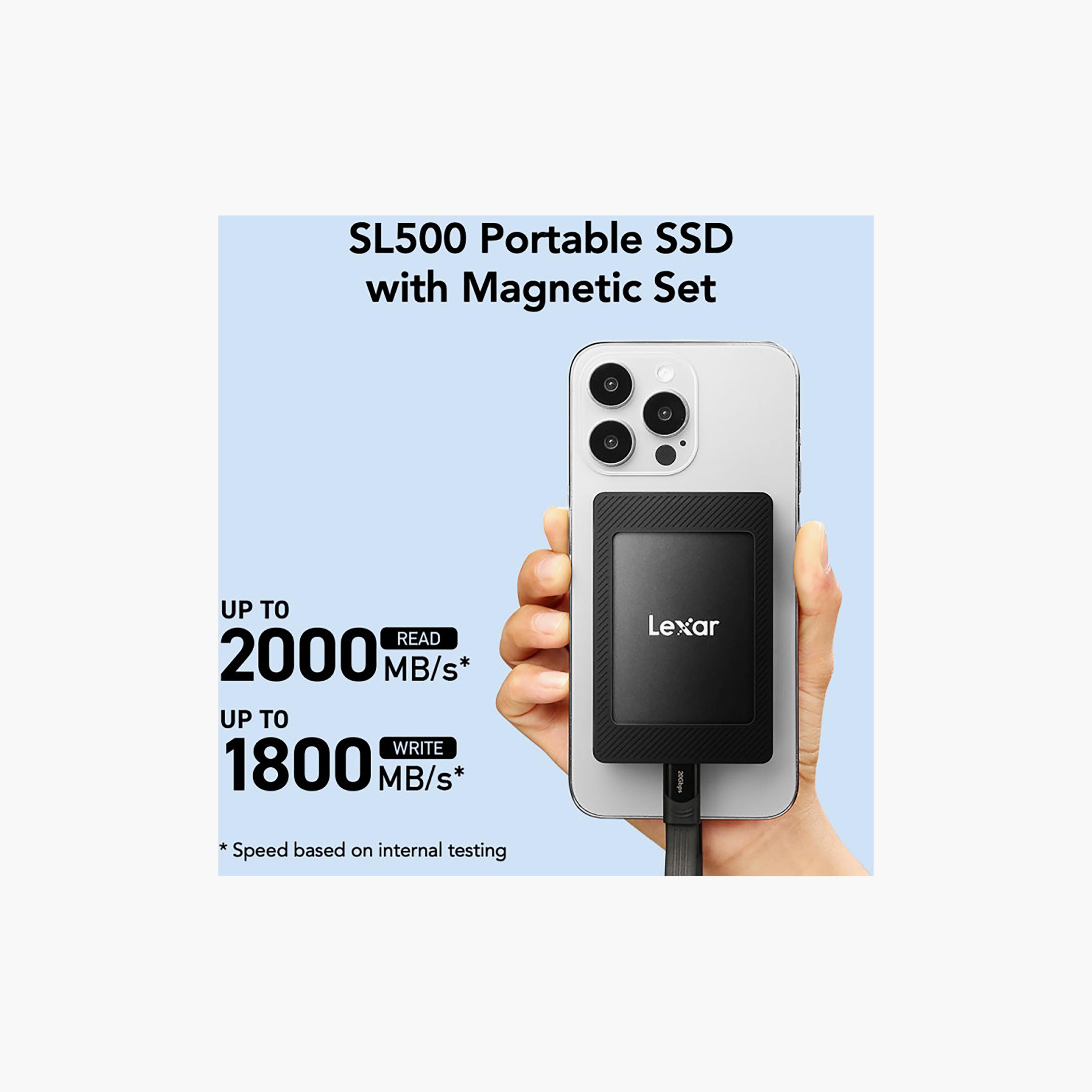 Lexar Portable SSD 2TB MagneticSet 22000MB/s Read 1800MB/s Write Black | LSL500M002T-RNBNG-electronics-accessories-computeraccesories-image-2