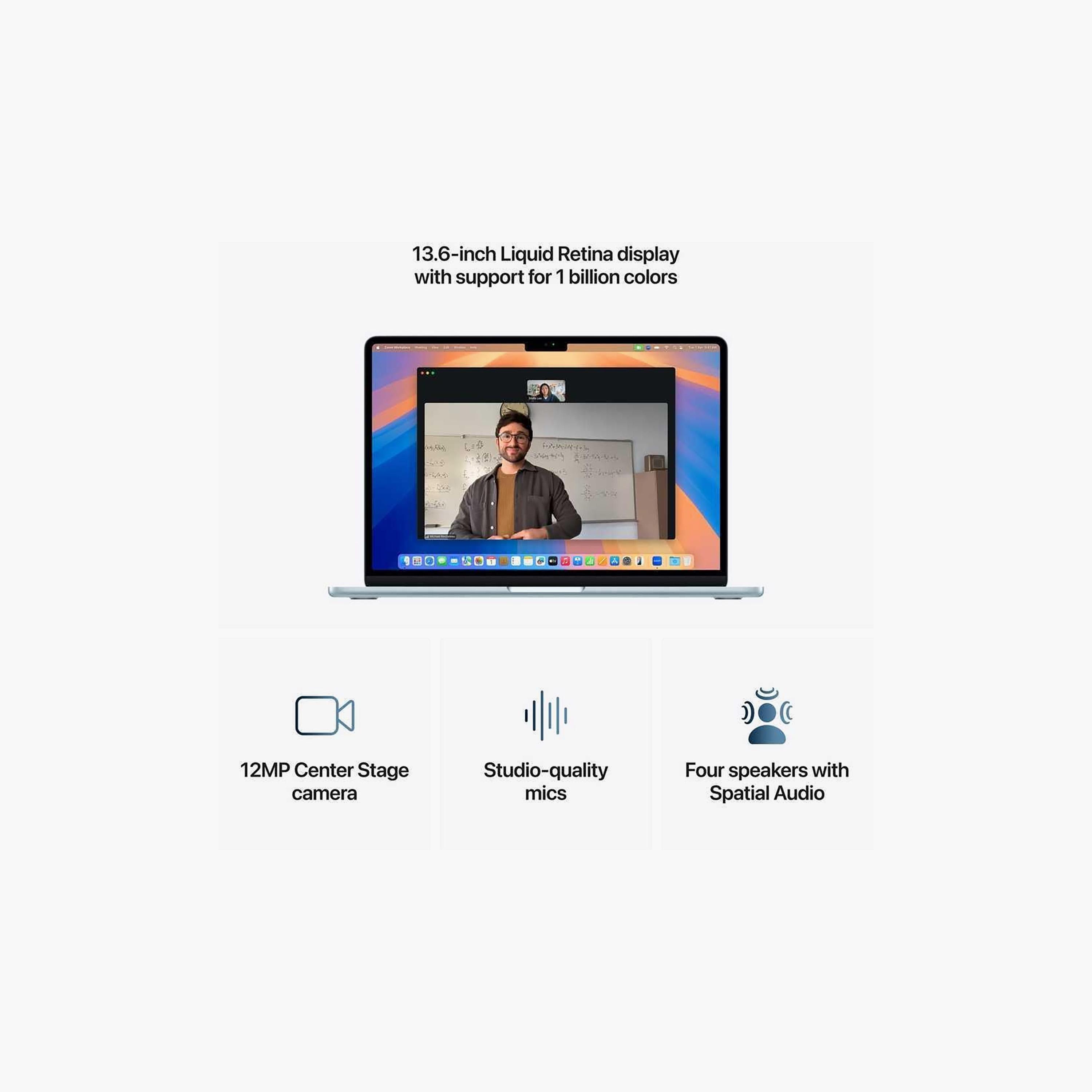 Apple 13-inch MacBook Air M4 Chip 10-core CPU 8-core GPU 16GB 1TB SSD Sky Blue | MDG24ZS/A-electronics-laptops-image-4