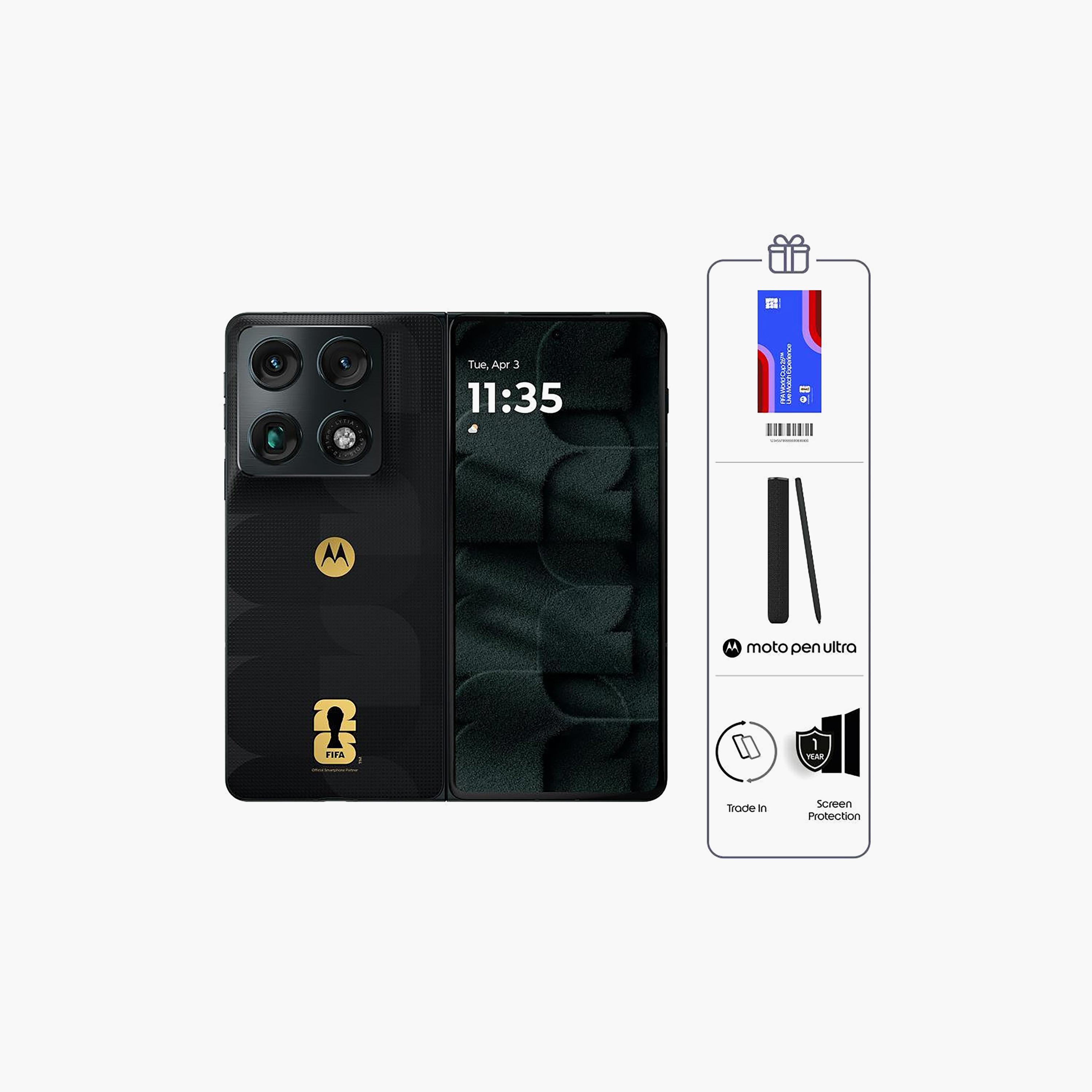 Motorola Razr Fold FIFA Edition Black 5G 16GB 512GB 7.0 Inch Snapdragon 8 Gen 5 Android Smartphone-electronics-phones-image-1