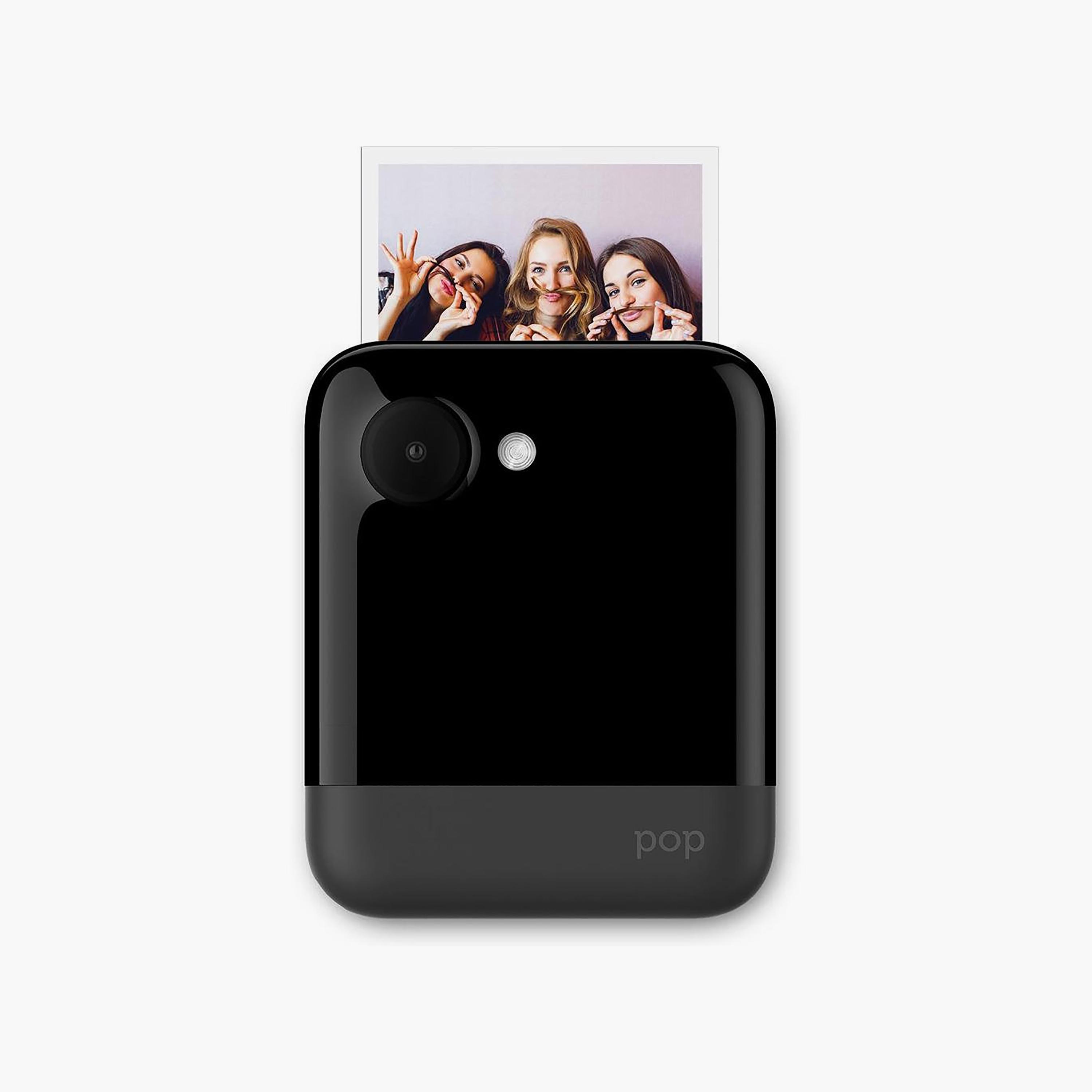 كاميرا رقمية فورية بولارويد بوب للطباعة بدون حبر (ZINK) باللون الأسود | POLPOP1BK-electronics-camera-image-1