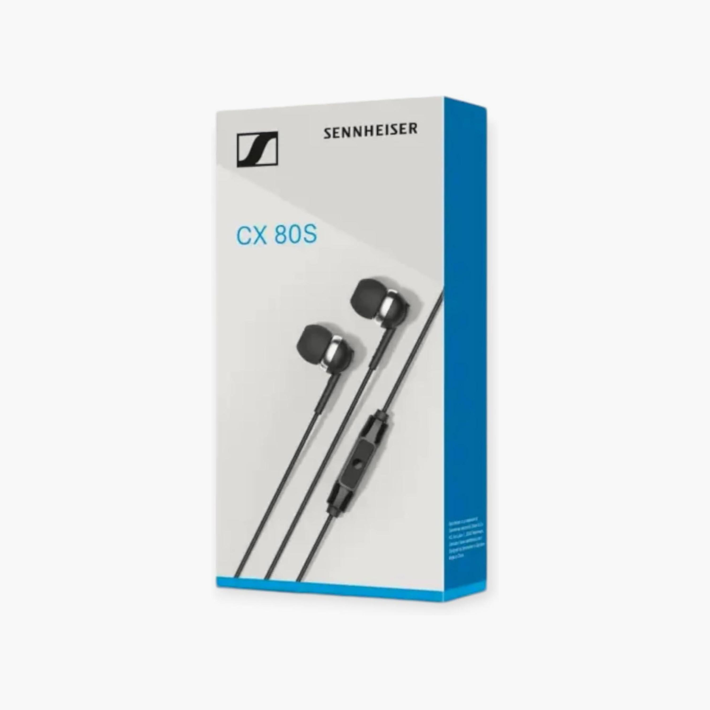 سماعة أذن سلكية داخل الأذن سنهايزر CX80S مع ميكروفون باللون الأسود | SH-CX-80S-BLK-electronics-headphonesandearphones-image-3
