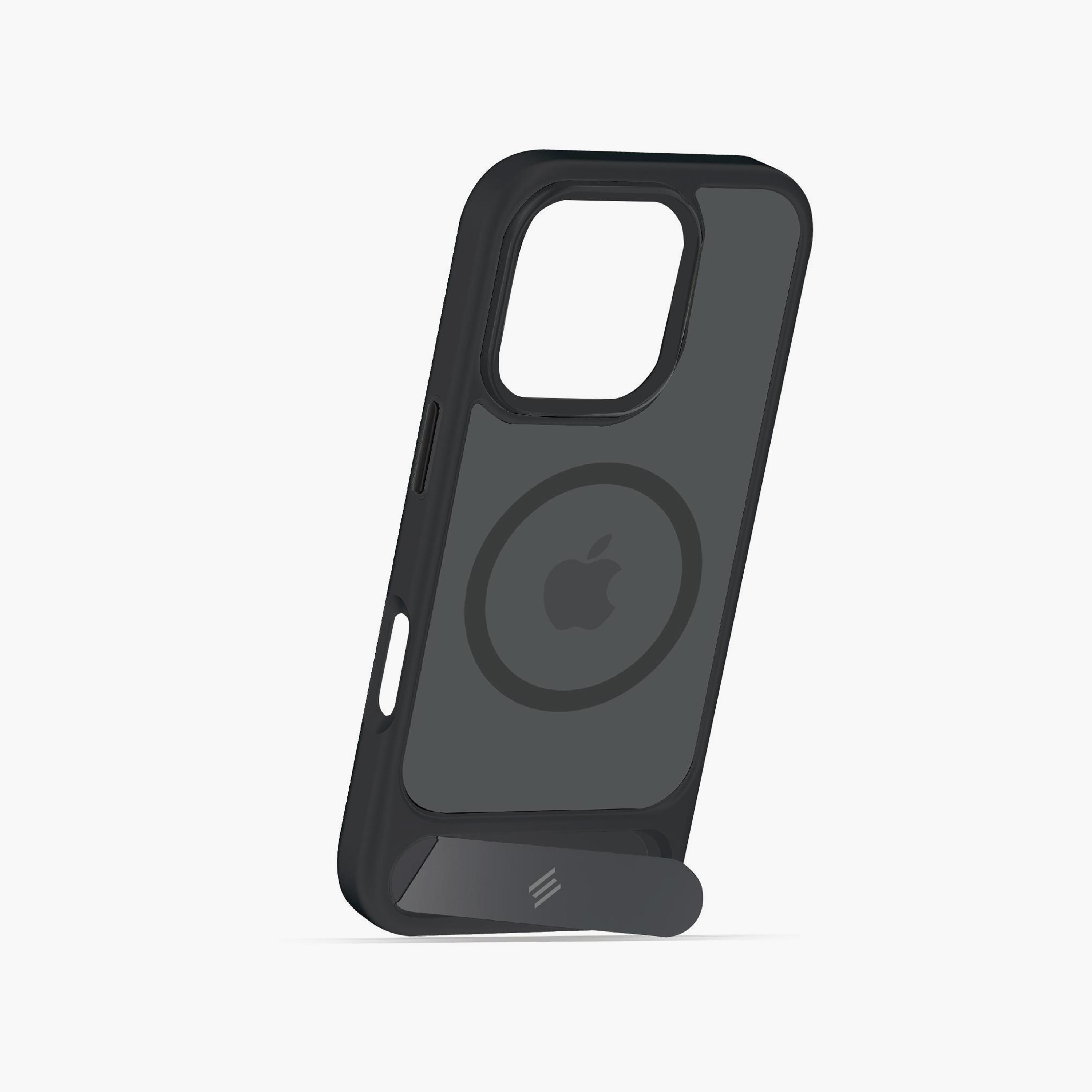 Ultraguard Premium Designer Stand Case for iPhone 16 Pro Max Black-electronics-accessories-mobileaccesories-image-2