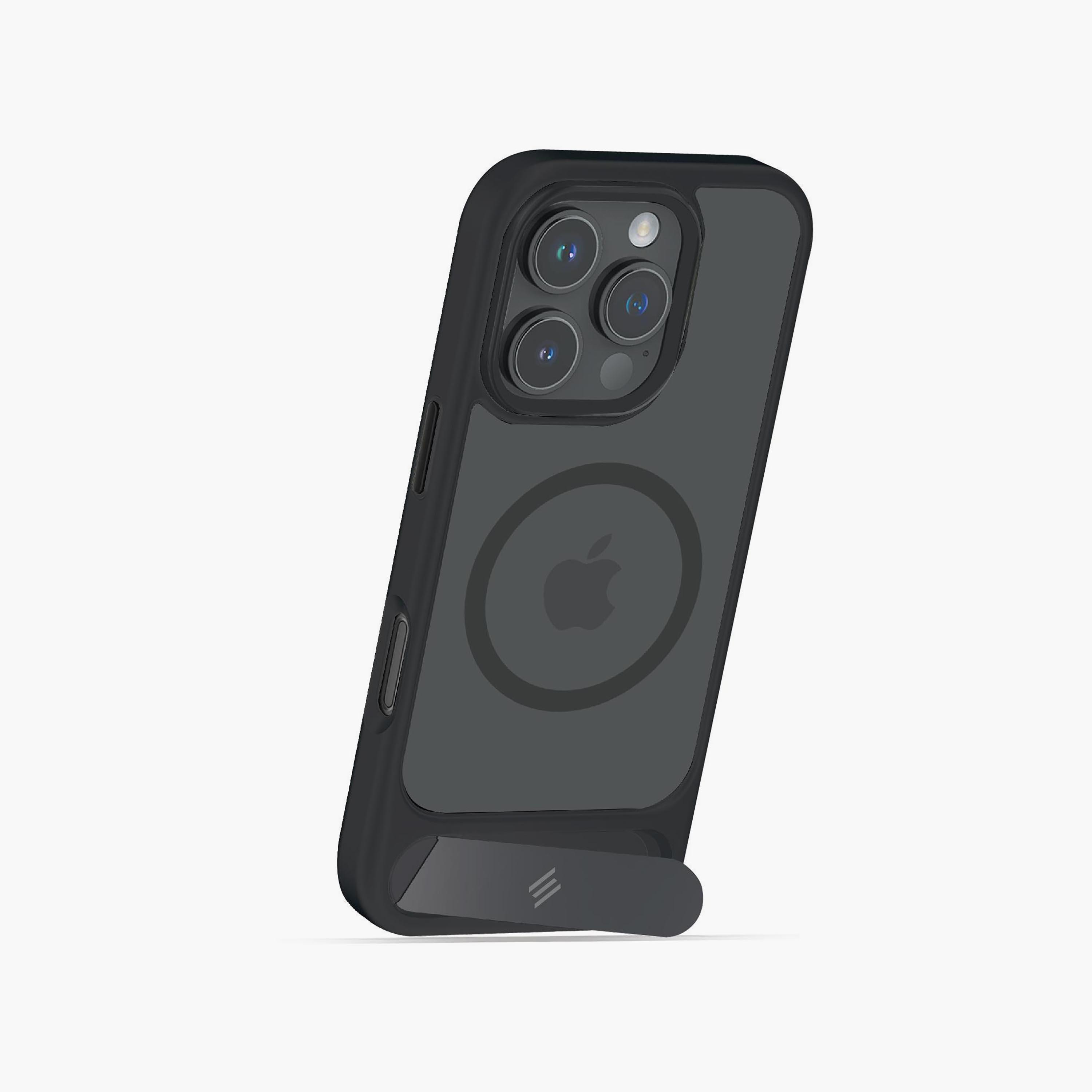 Ultraguard Premium Designer Stand Case for iPhone 16 Pro Max Black-electronics-accessories-mobileaccesories-image-4