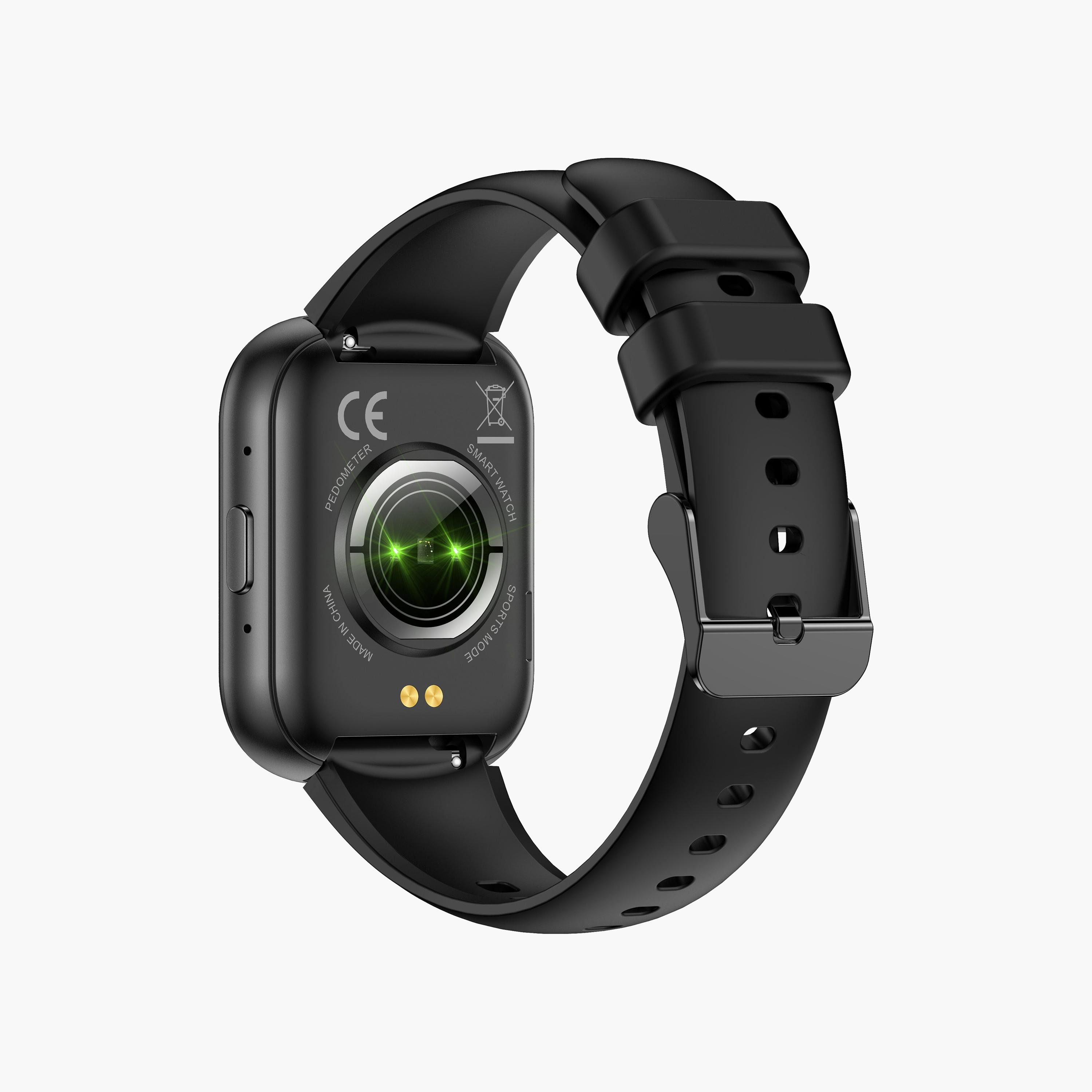 Swiss Military Band Talking Heart Rate Monitor Black Frame Silver Strap | SM-BAND-RHINE3-BLKFBLKS-men-watchesandjewellery-watches-image-4