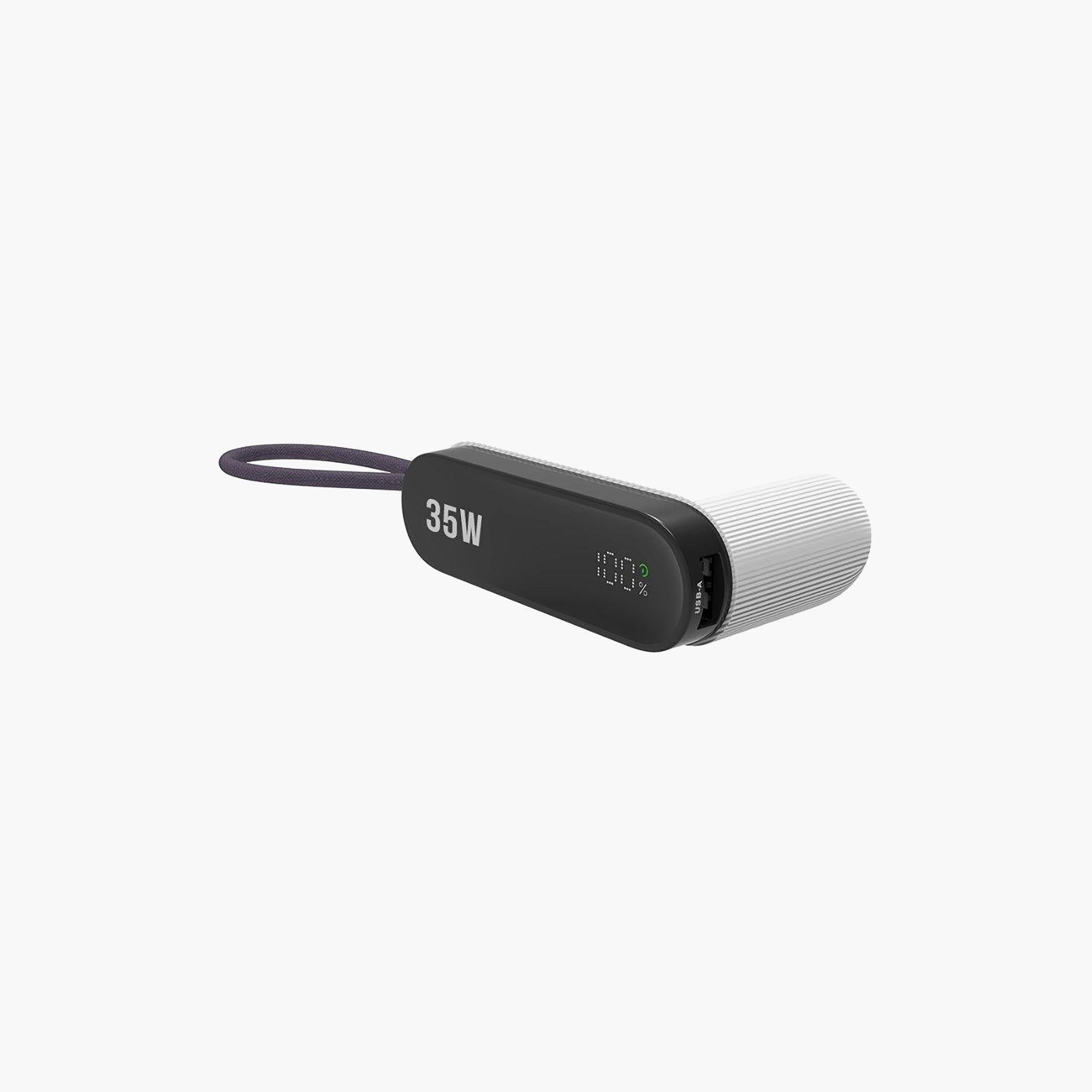 Swiss Military 10000 mAh Compact Power Bank Mini LED 35W White | SM-PB-10K-35W-MINI-LED-CBL-WHI-electronics-accessories-mobileaccesories-image-1