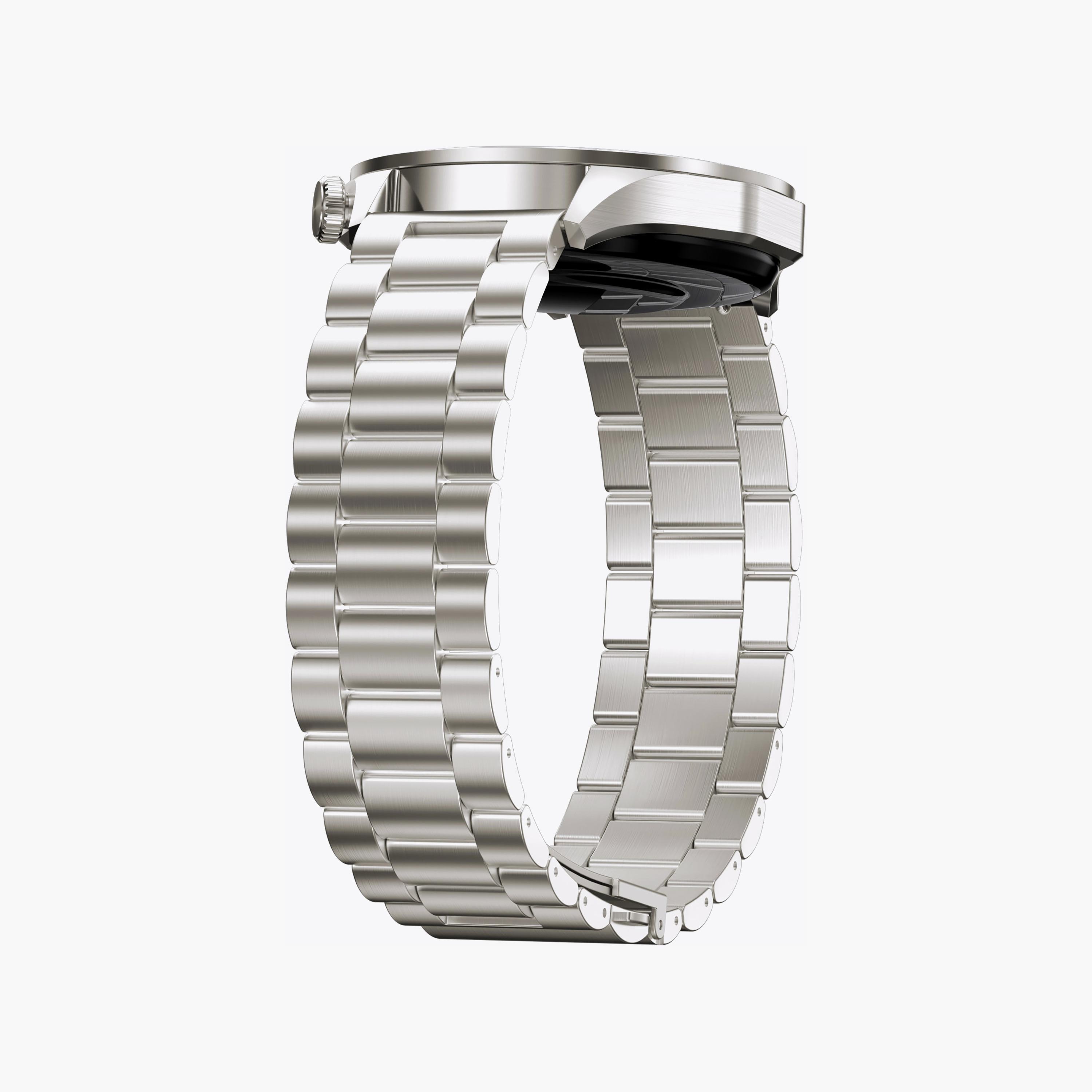 Swiss Military Smartwatch Gold Frame Metal Strap | SM-WCH-INTL-GLDFGMS-men-watchesandjewellery-watches-image-5