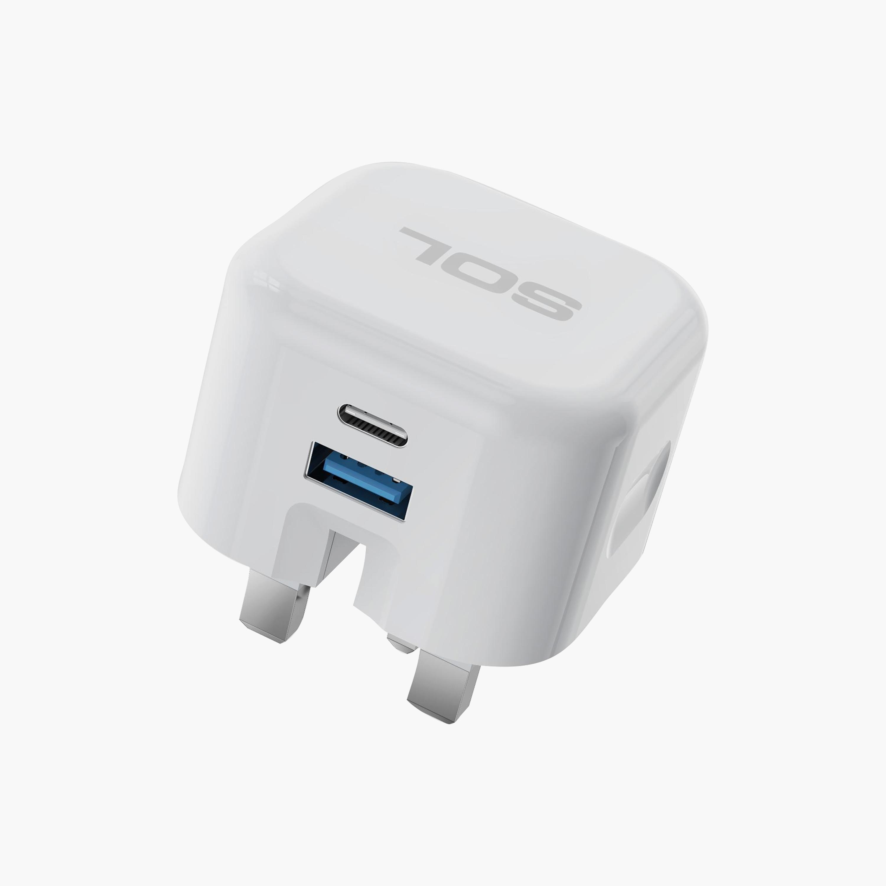 SOL Mobile Wall Charger USB-C USB-A PD 20W | SOL-TC77AC-electronics-accessories-mobileaccesories-image-2