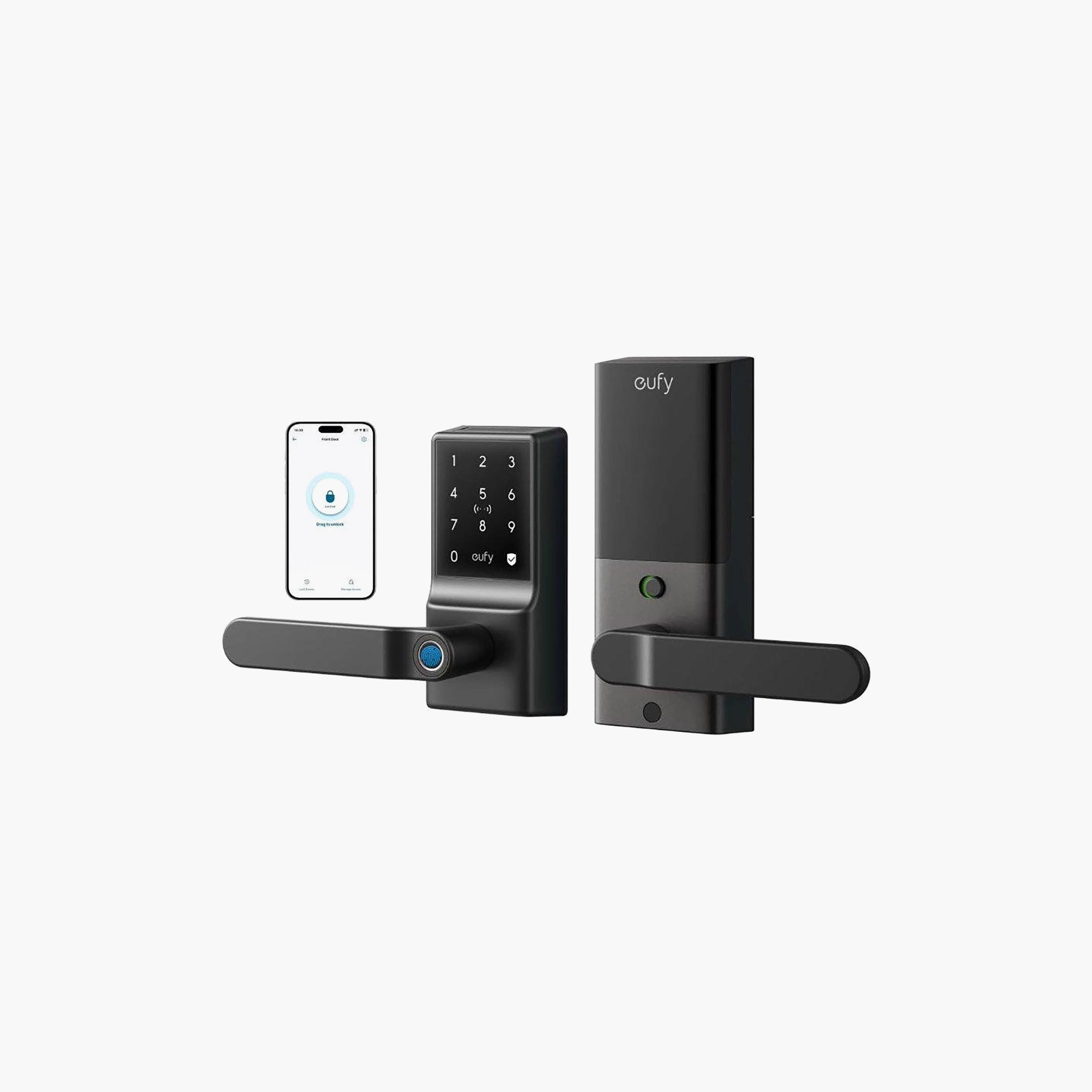 Eufy Smart Lever Lock C33 Black | T85L0111-electronics-accessories-computeraccesories-image-1