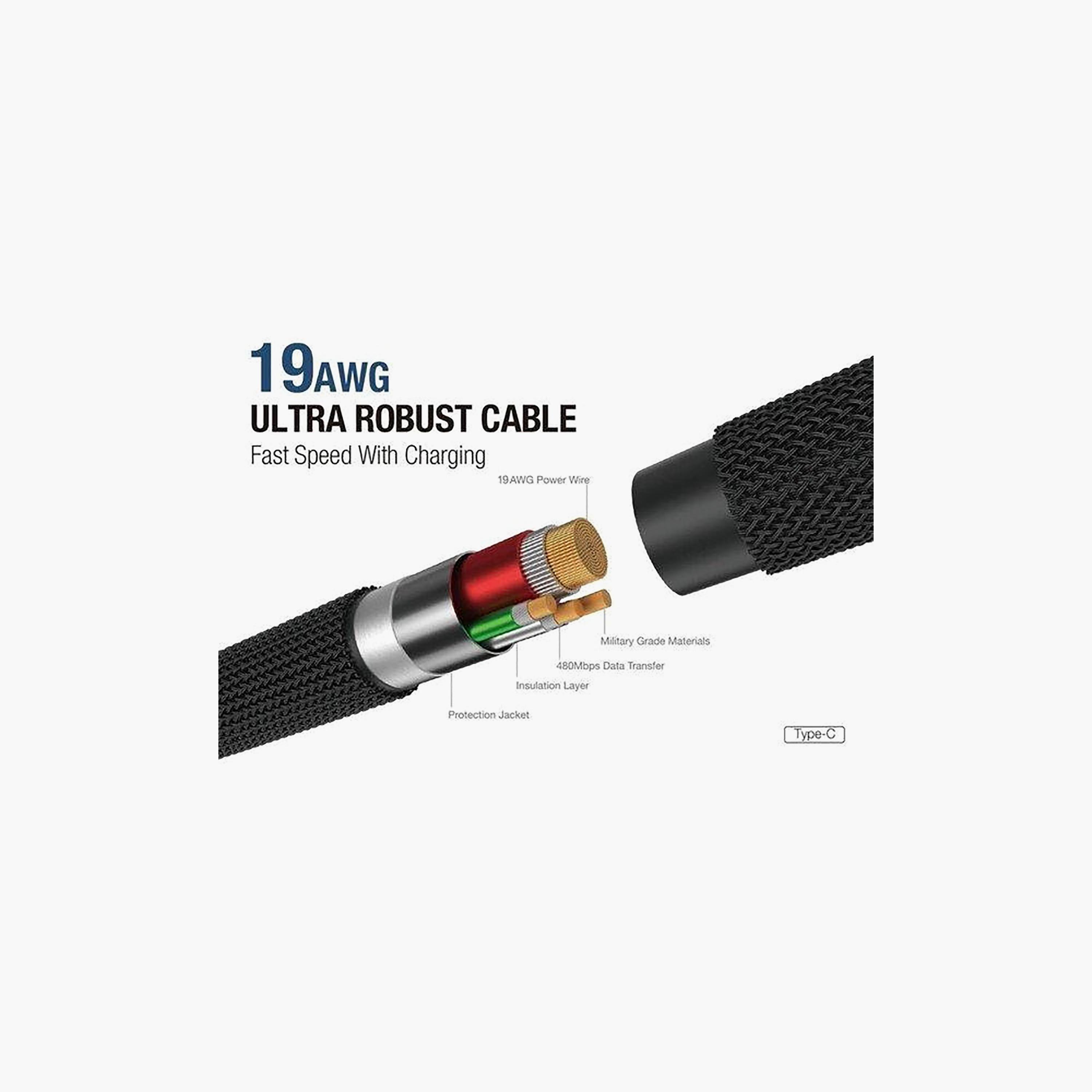 Amazing Thing Powermax Plus USB-A to USB-C Cable 2.1m Black | TCPMP002MBK-electronics-accessories-mobileaccesories-image-5