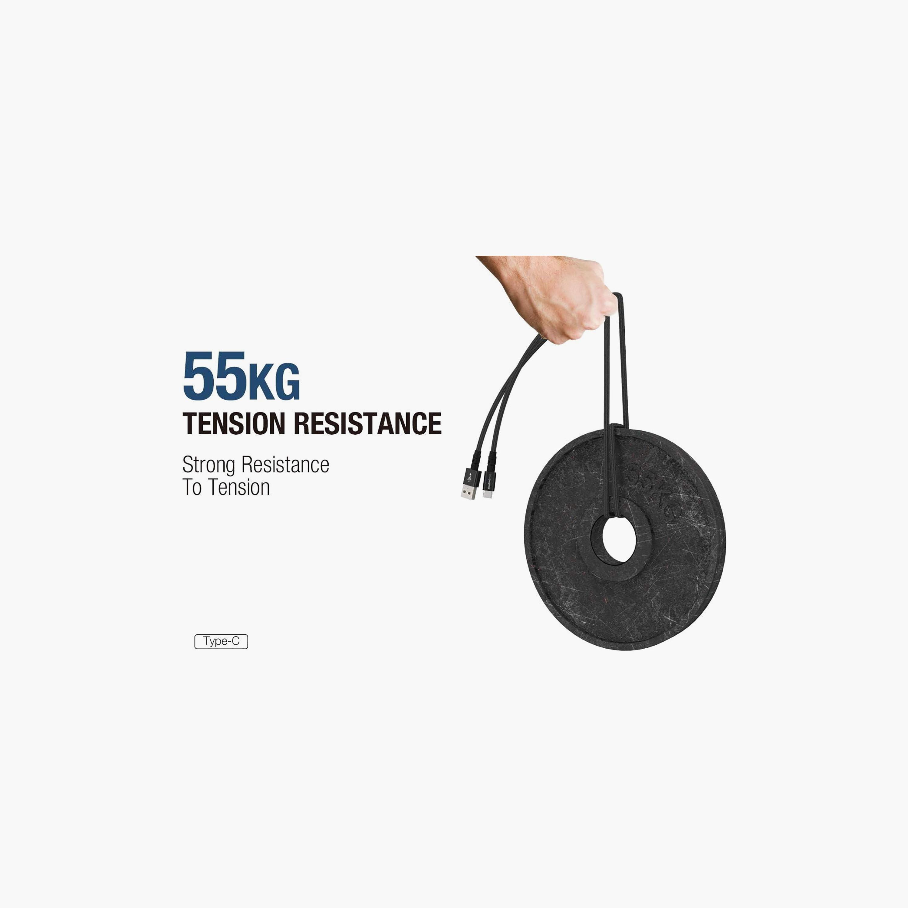 كابل شحن سريع أمايزينج ثينج باور ماكس بلس من USB-C إلى USB-A بطول 20 سم | TCPMP020MBK-electronics-accessories-mobileaccesories-image-3