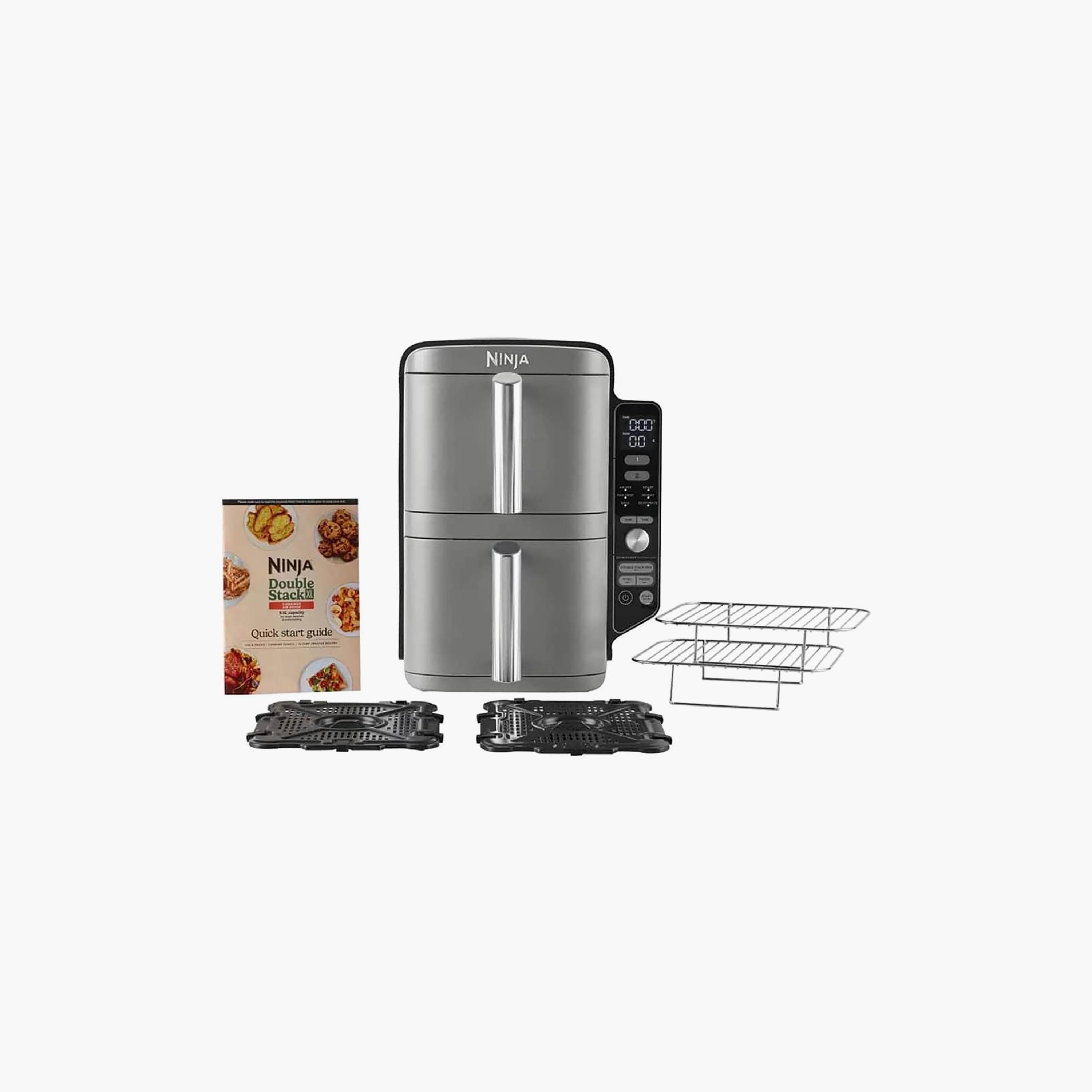 Ninja Double Stack Air Fryer Gray | SL400ME-household-appliances-kitchenappliances-airfryers-image-2