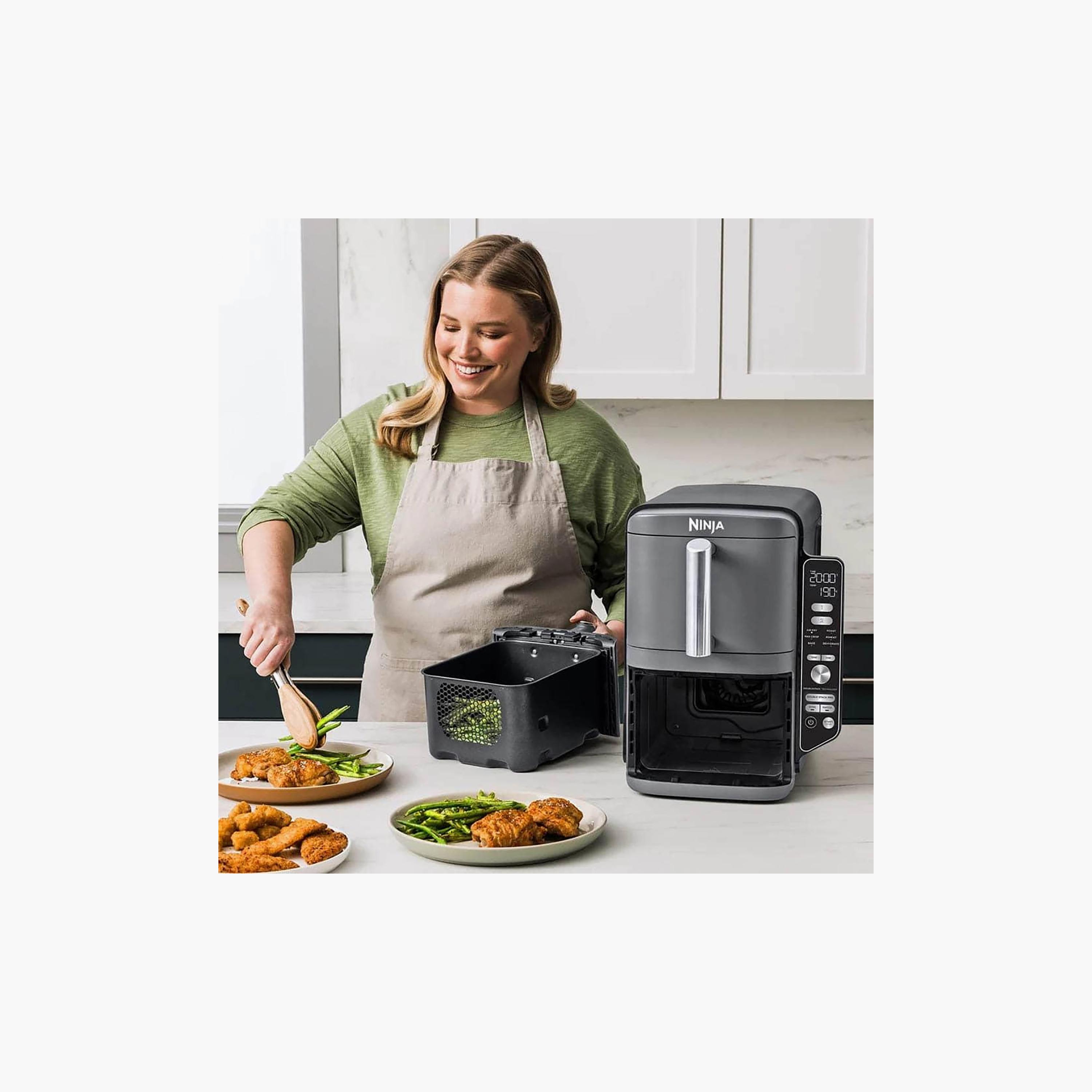 Ninja Double Stack Air Fryer Gray | SL400ME-household-appliances-kitchenappliances-airfryers-image-4