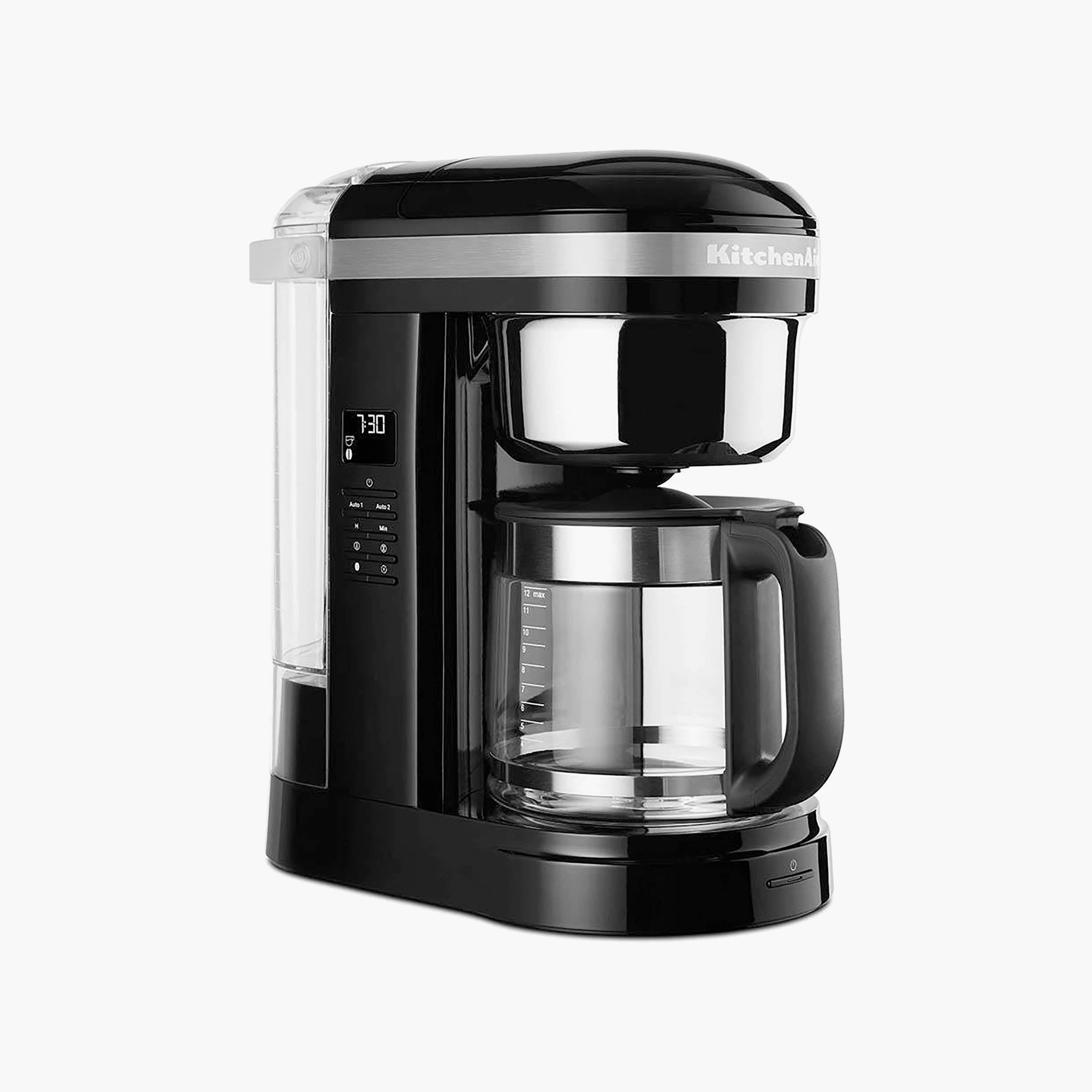 KitchenAid Drip Coffee Maker Spiral Shower Head Onyx Black | 5KCM1209BOB-household-appliances-kitchenappliances-coffeemachines-image-1