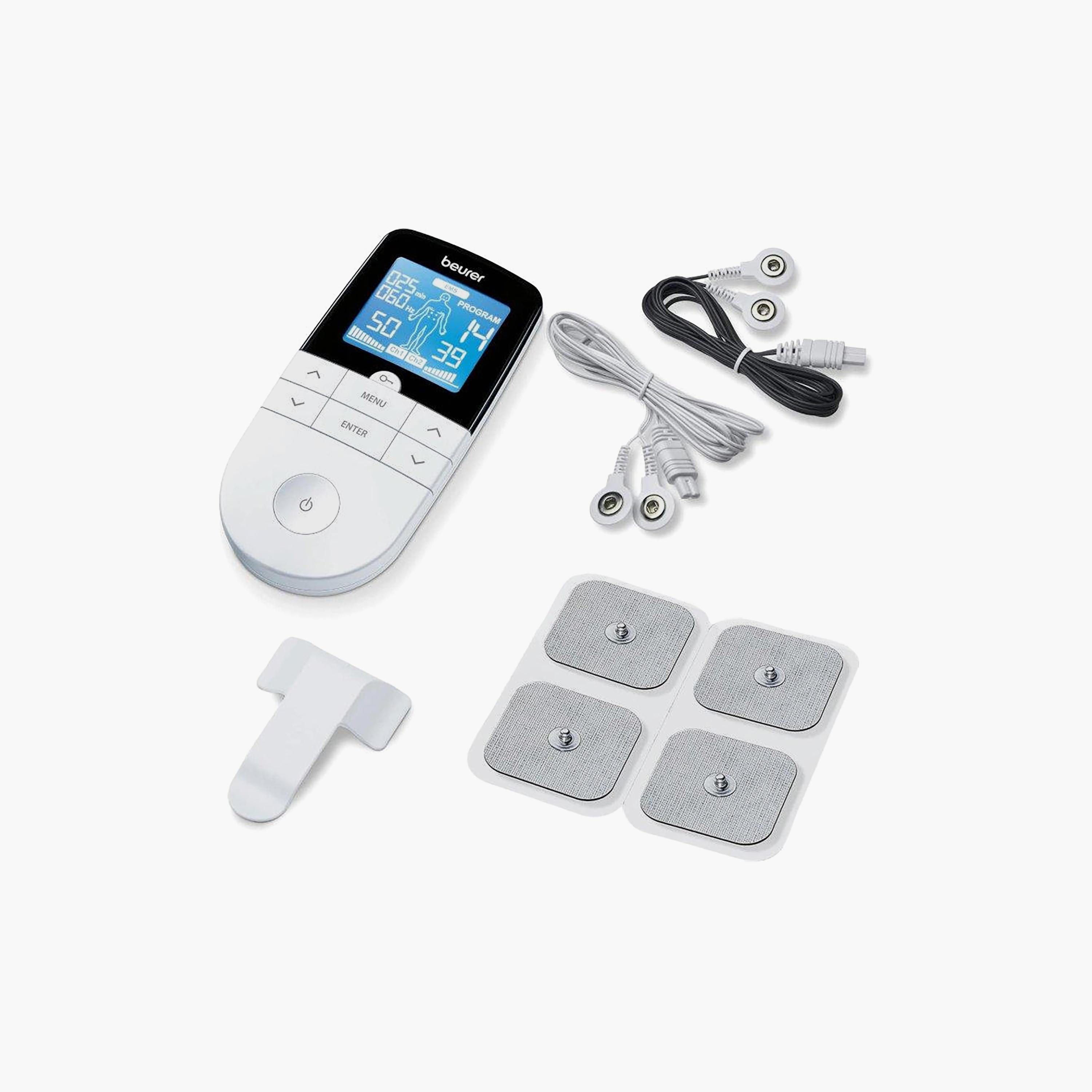 Beurer Digital TENS EMS Pain Relief Machine White | EM-49-beautyandpersonalcare-appliances-massagetools-image-1