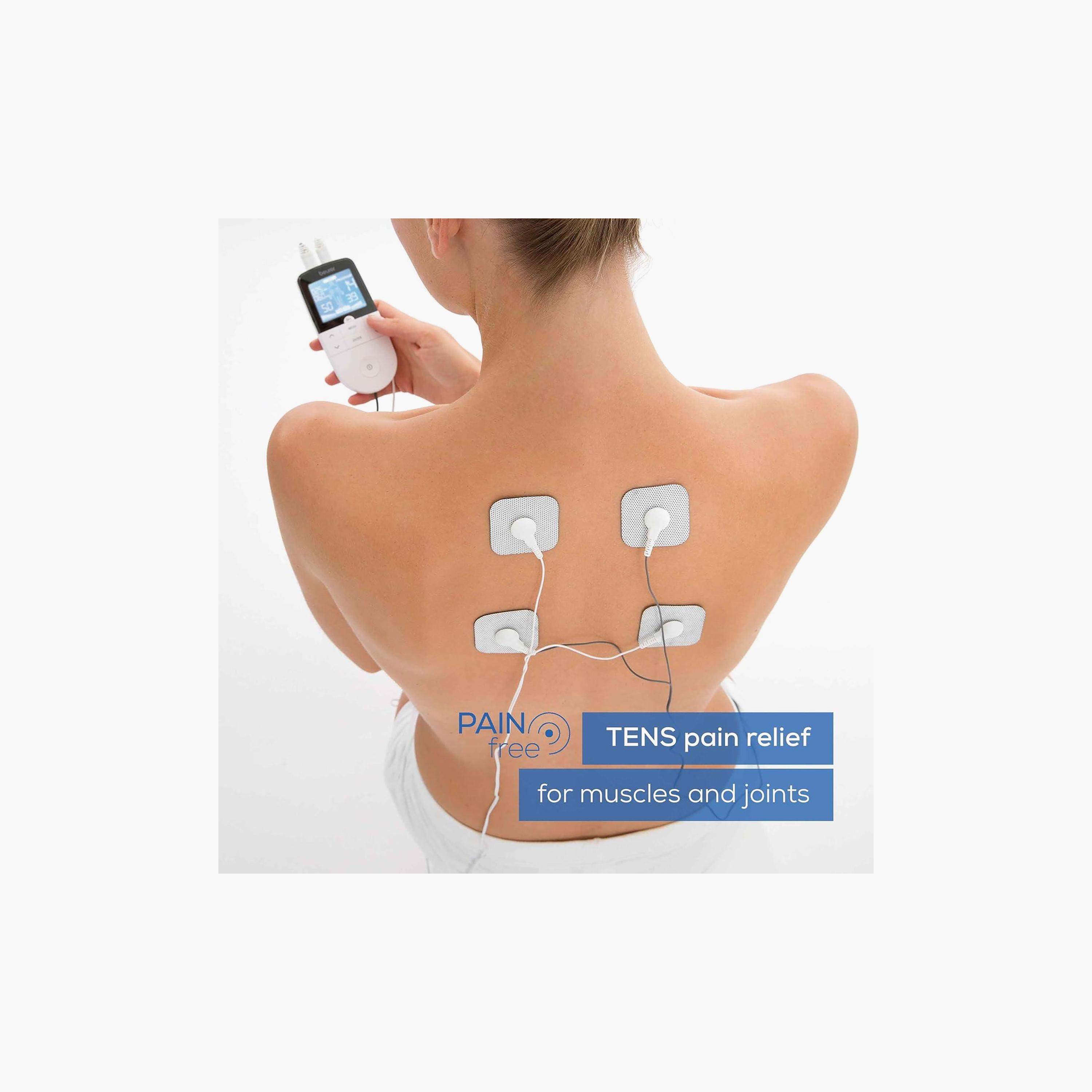 Beurer Digital TENS EMS Pain Relief Machine White | EM-49-beautyandpersonalcare-appliances-massagetools-image-2