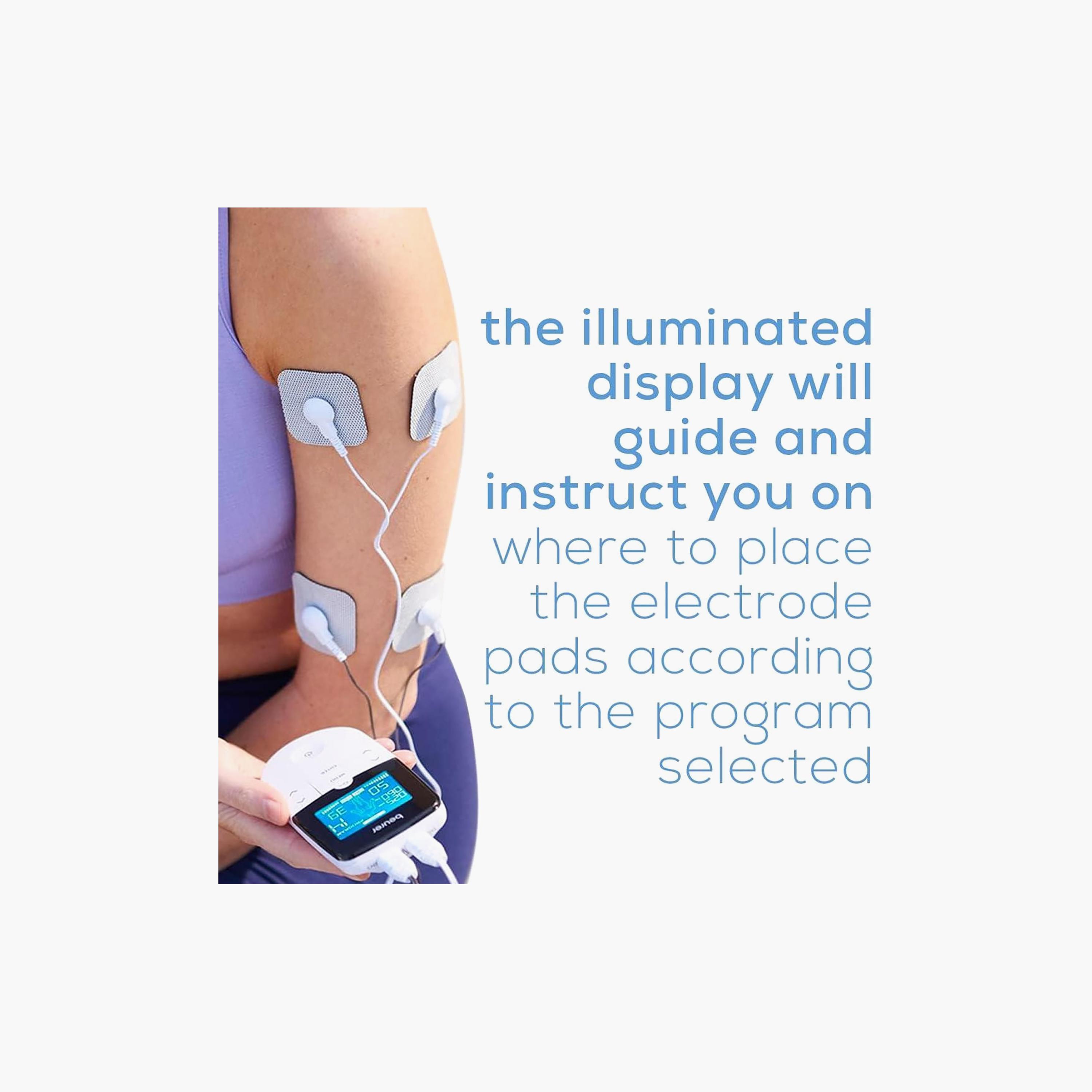 Beurer Digital TENS EMS Pain Relief Machine White | EM-49-beautyandpersonalcare-appliances-massagetools-image-4