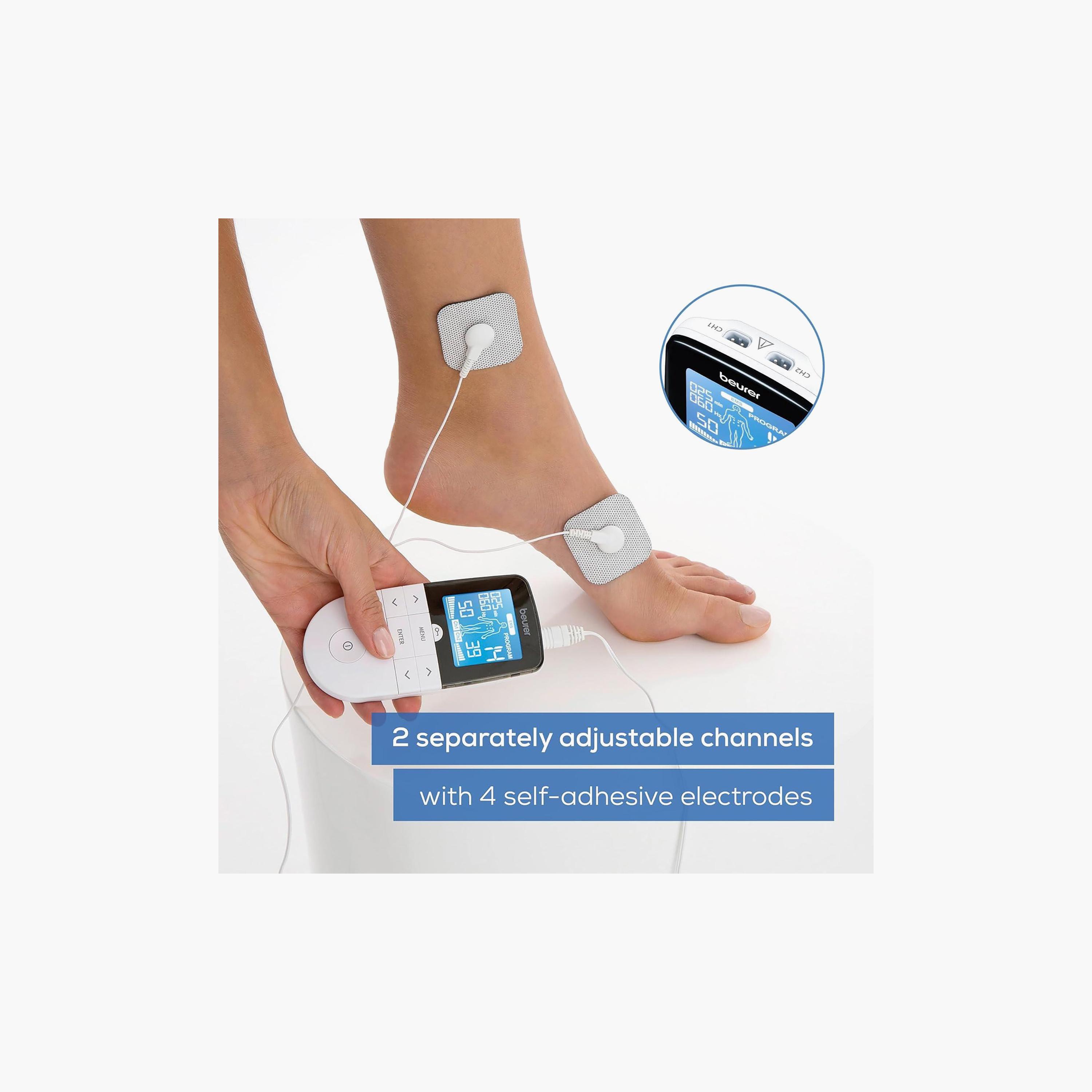 Beurer Digital TENS EMS Pain Relief Machine White | EM-49-beautyandpersonalcare-appliances-massagetools-image-5