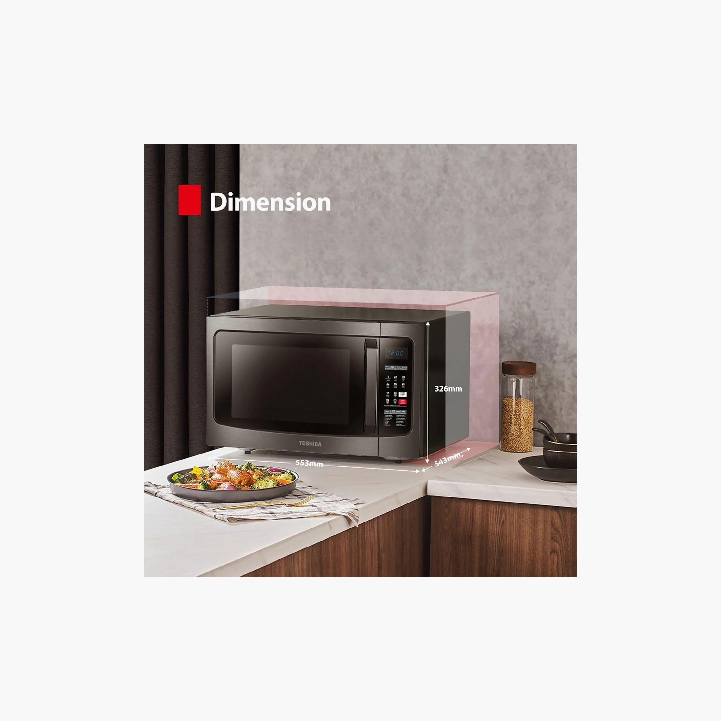 Toshiba 42L L Series Convection Microwave Digital Black | ML-EC42S-BS-household-appliances-kitchenappliances-microwavesandovens-image-5