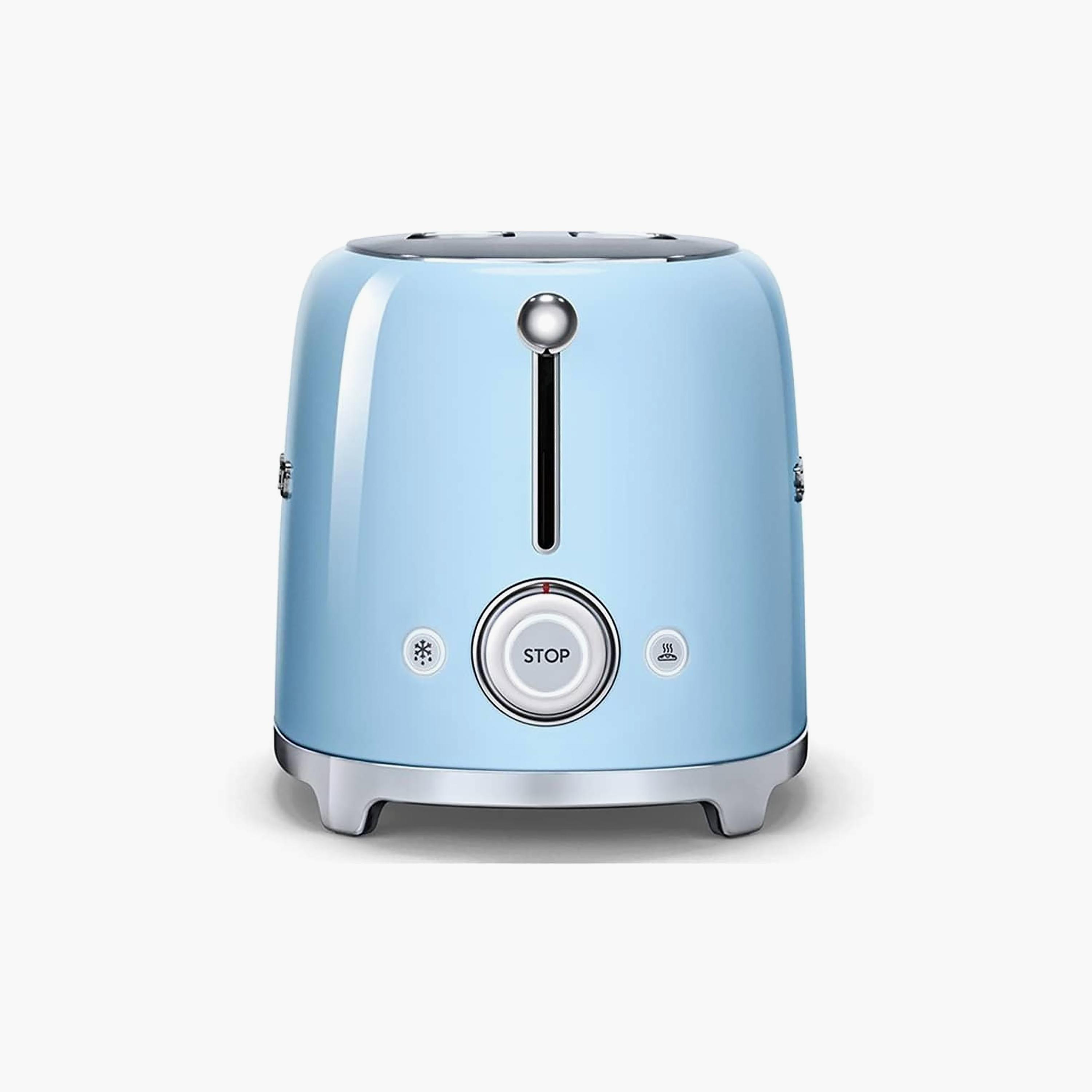 Smeg 50's Retro Style 2 Slice Toaster Pastel Blue | TSF01PBUK-household-appliances-kitchenappliances-toasters-image-3