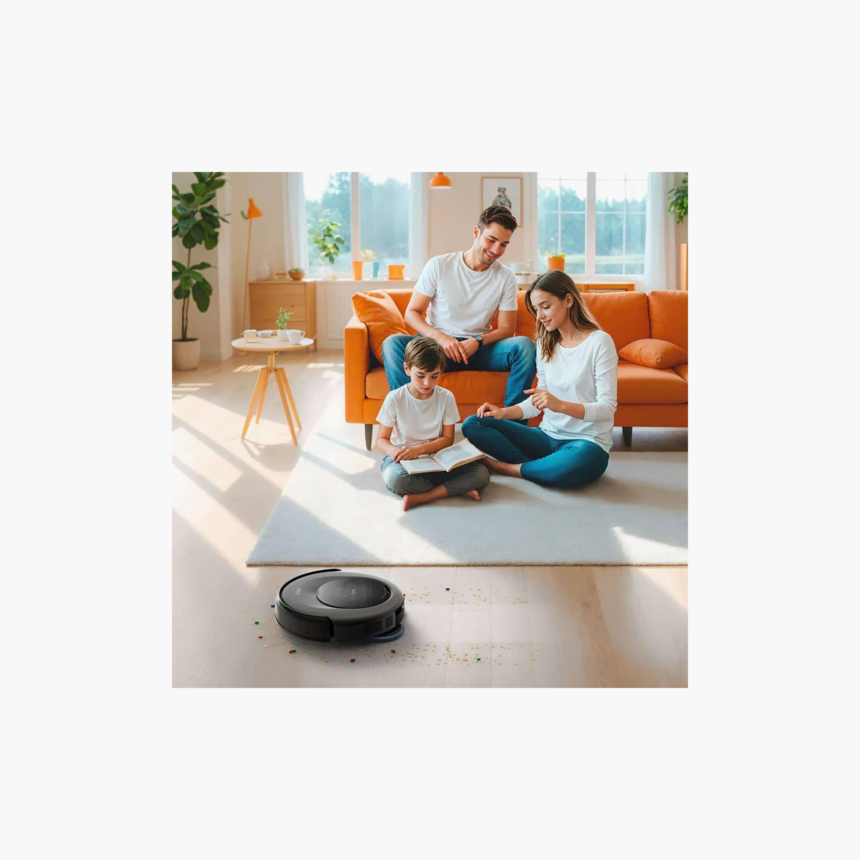 Eufy 40 W Robot Vacuum Cleaner Black | T2280V11-household-appliances-homeappliances-vacuumcleaners-image-3