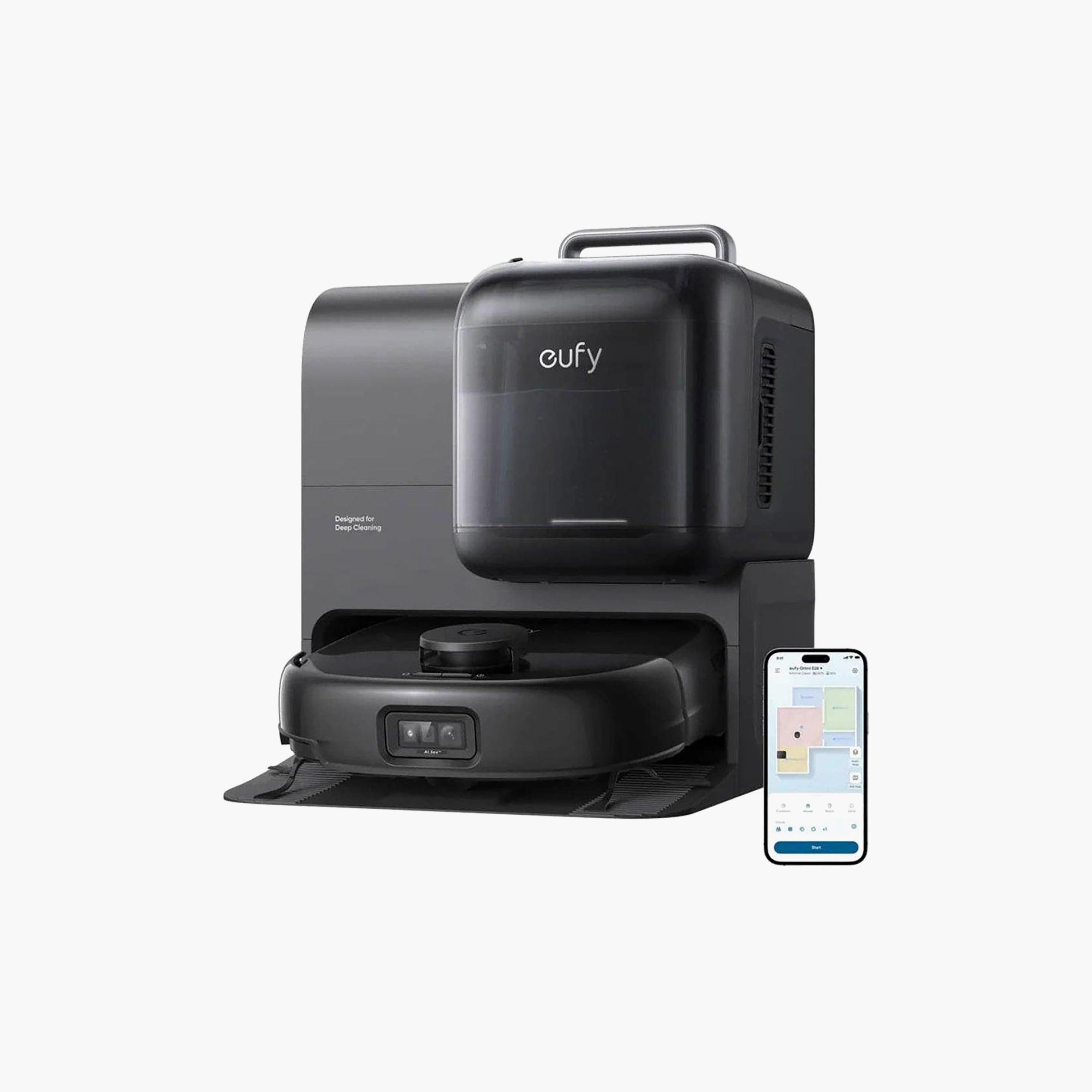مكنسة كهربائية روبوتية من يوفي أومني E28، لون أسود | T2352V11-household-appliances-homeappliances-vacuumcleaners-image-1