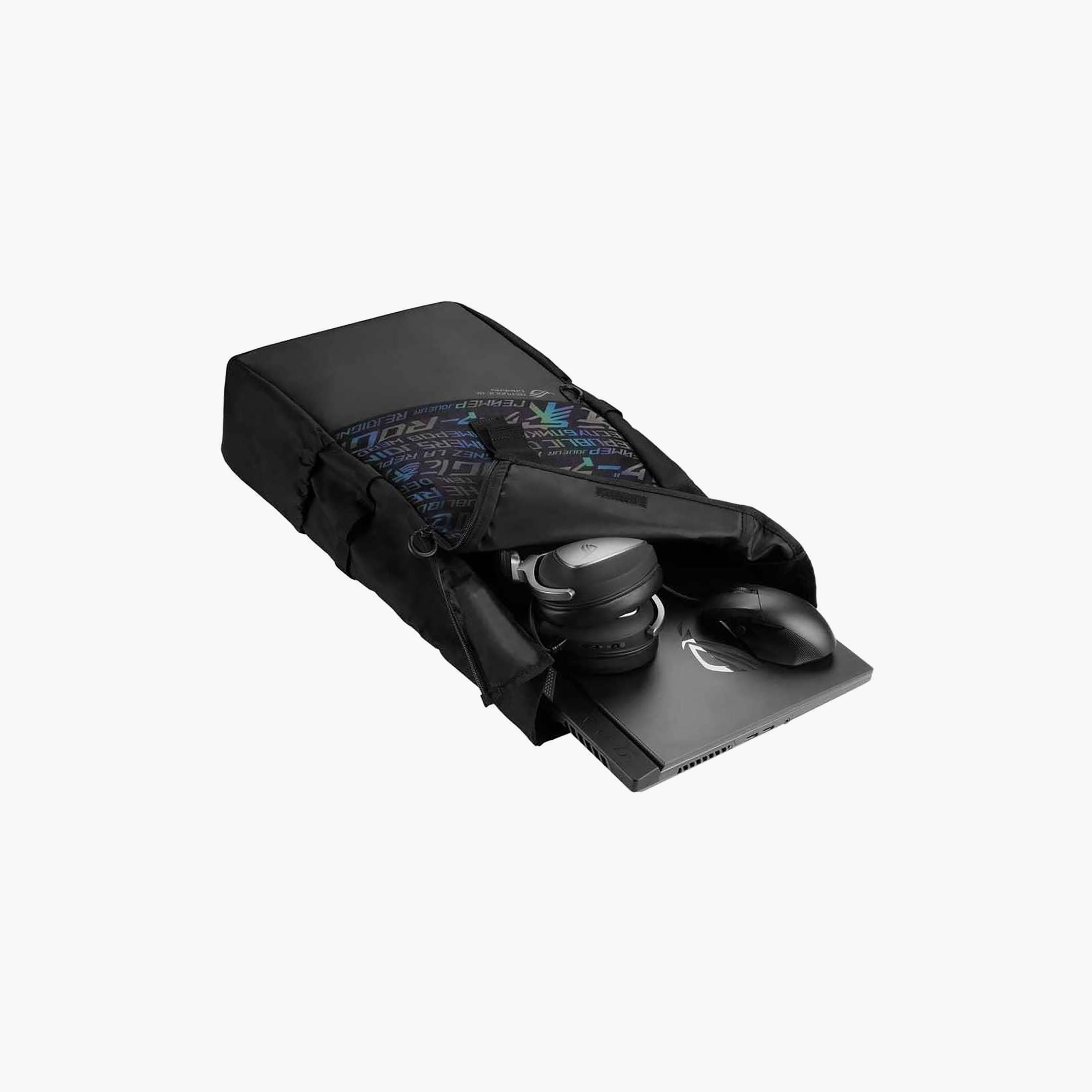 Asus Printed ROG Backpack 15-17 inch Black | BP4701 ROG BACKPACK/15_17-men-bags-image-7
