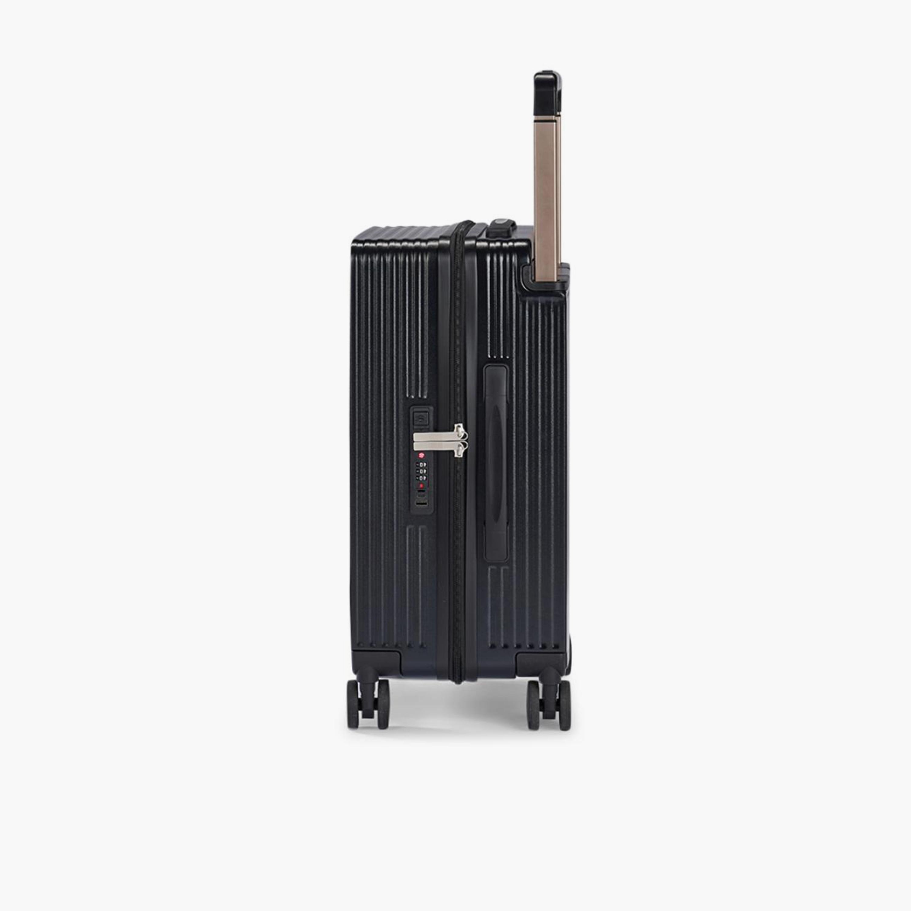 Limra Elegant 56 CM Small Cabin Polycarbonate with ABS Hard-Sided 4-Wheeler Spinner Trolley Bag with 3-Digit Number Lock-travel-luggagesandbags-luggage-image-6
