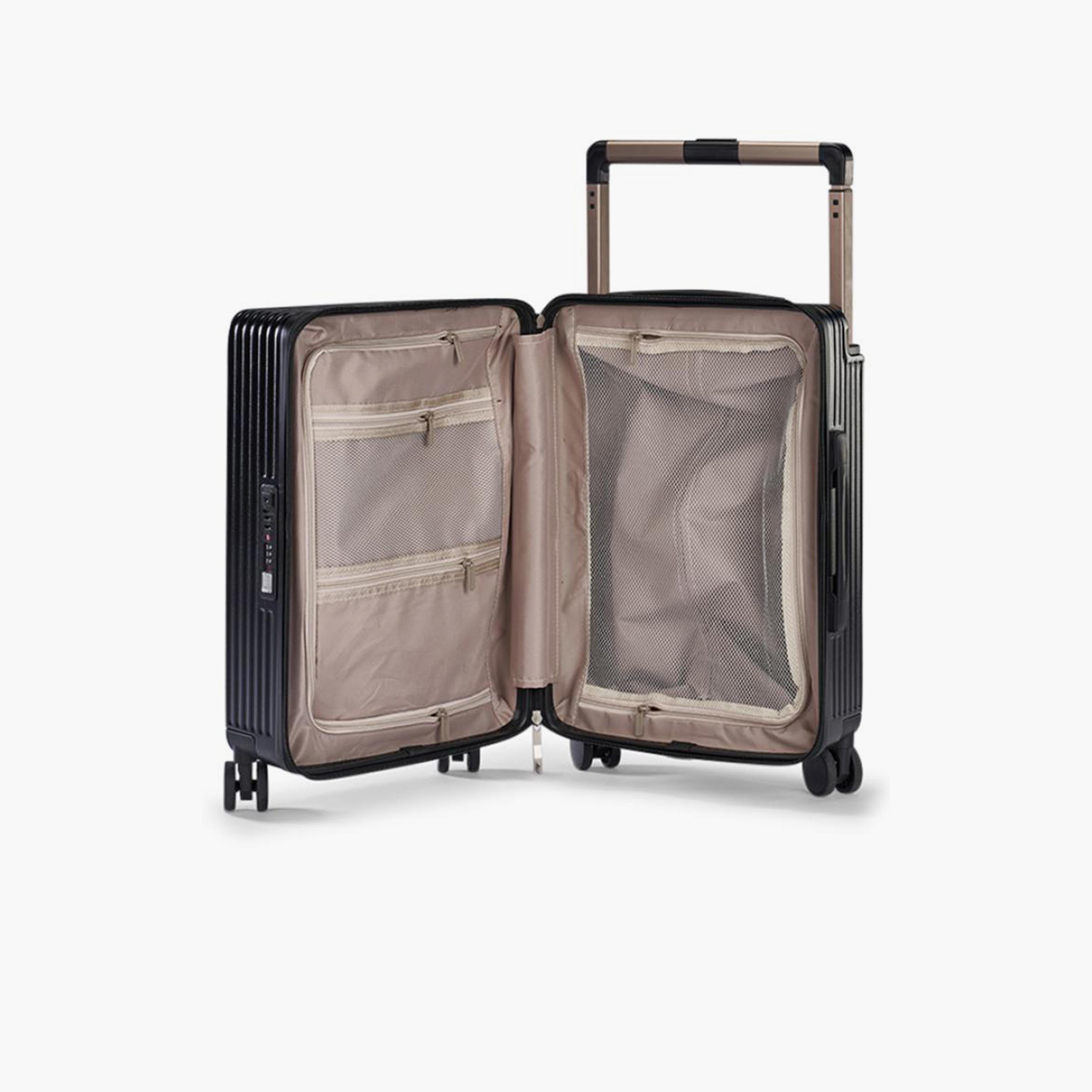 Limra Elegant 56 CM Small Cabin Polycarbonate with ABS Hard-Sided 4-Wheeler Spinner Trolley Bag with 3-Digit Number Lock-travel-luggagesandbags-luggage-image-7