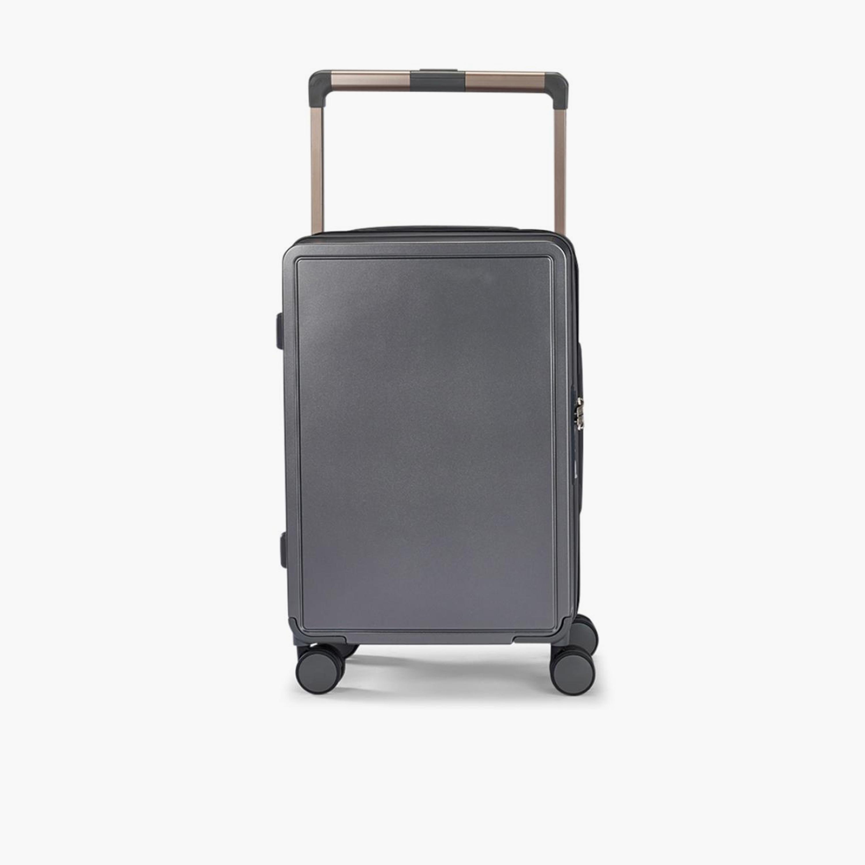Limra Elegant 56 CM Small Cabin Polycarbonate with ABS Hard-Sided 4-Wheeler Spinner Trolley Bag with 3-Digit Number Lock-travel-luggagesandbags-luggage-image-1
