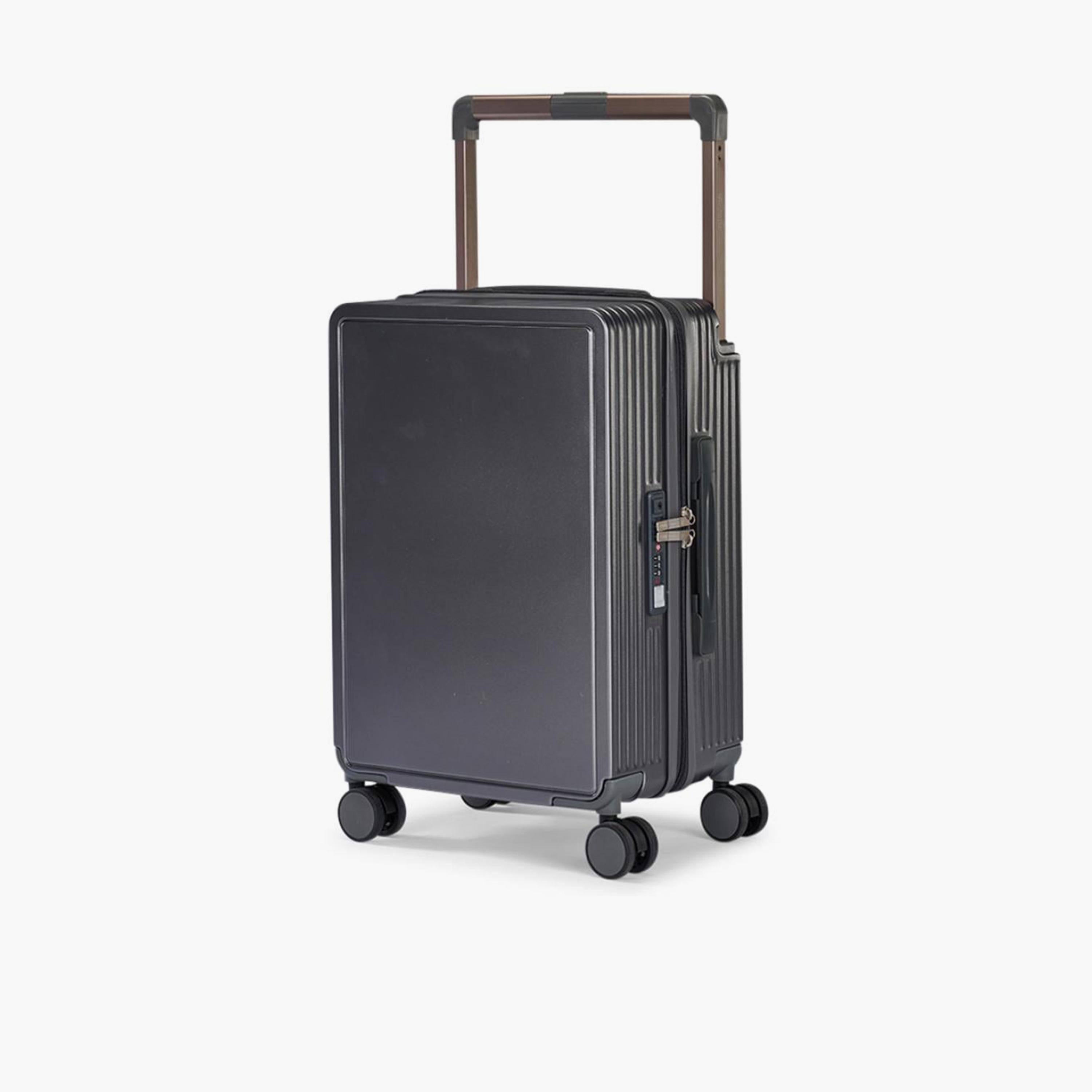 Limra Elegant 56 CM Small Cabin Polycarbonate with ABS Hard-Sided 4-Wheeler Spinner Trolley Bag with 3-Digit Number Lock-travel-luggagesandbags-luggage-image-5