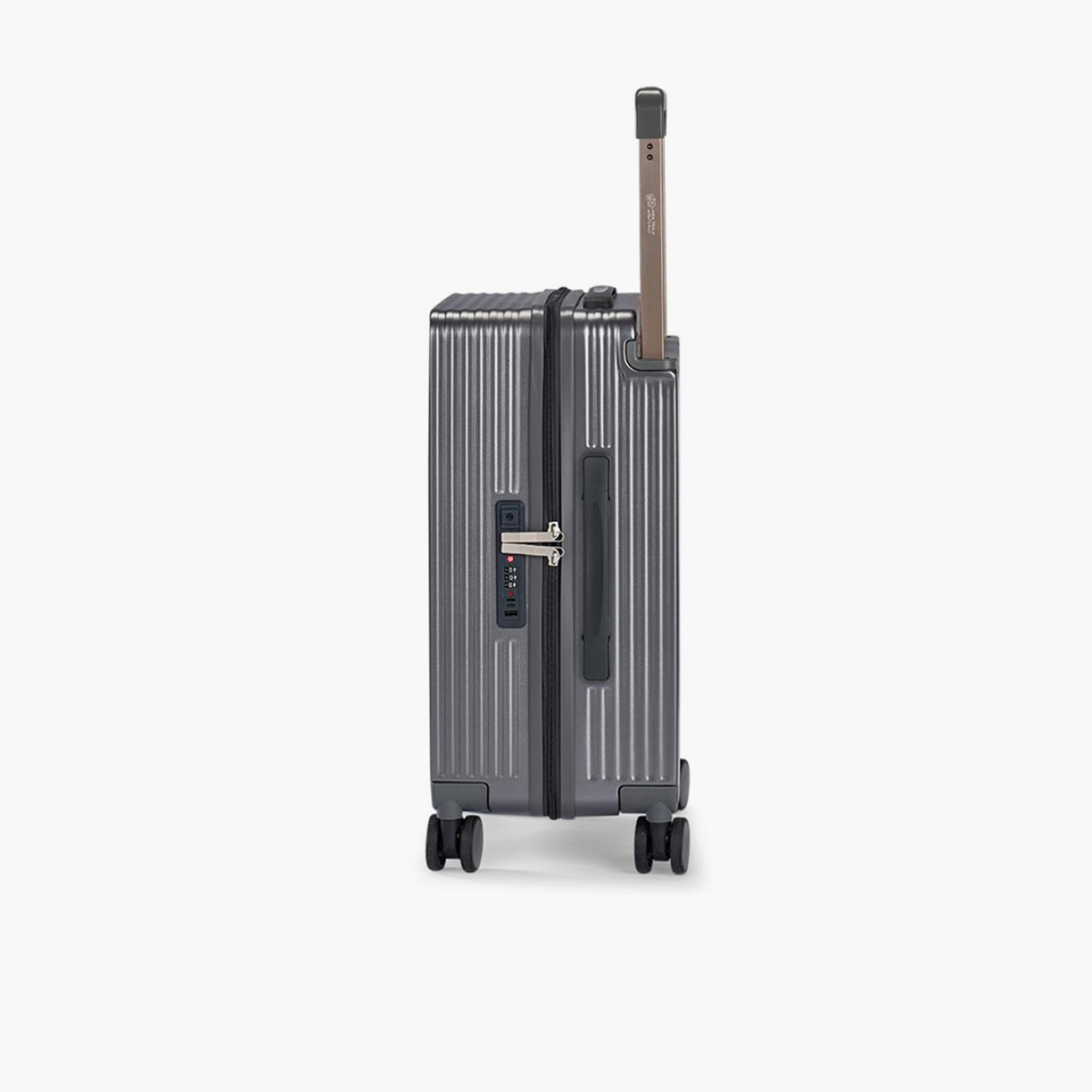 Limra Elegant 56 CM Small Cabin Polycarbonate with ABS Hard-Sided 4-Wheeler Spinner Trolley Bag with 3-Digit Number Lock-travel-luggagesandbags-luggage-image-6