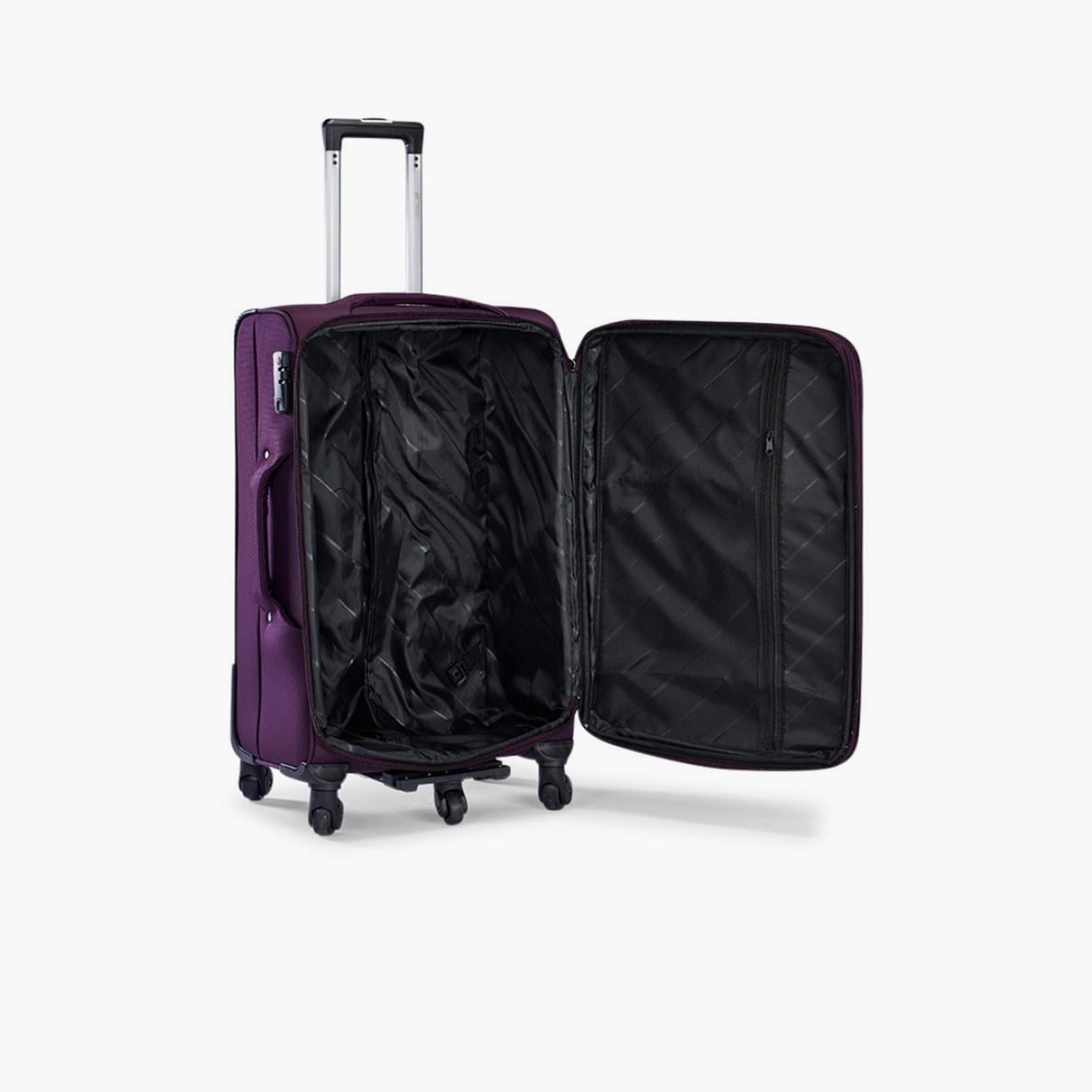 Limra Premium Set of 3 Polyester Soft-Sided 5-Wheeler Spinner Trolley Bags with 3-Digit Number Lock-travel-luggagesandbags-luggage-image-7