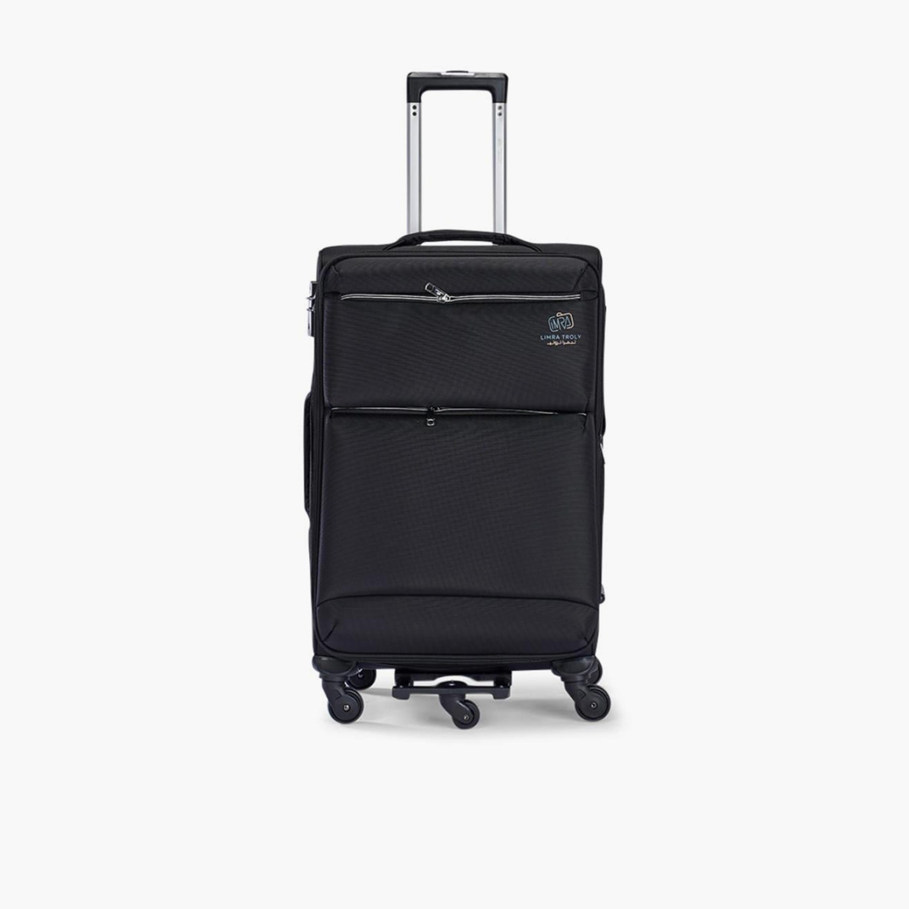 Limra Premium Set of 3 Polyester Soft-Sided 5-Wheeler Spinner Trolley Bags with 3-Digit Number Lock-travel-luggagesandbags-luggage-image-4