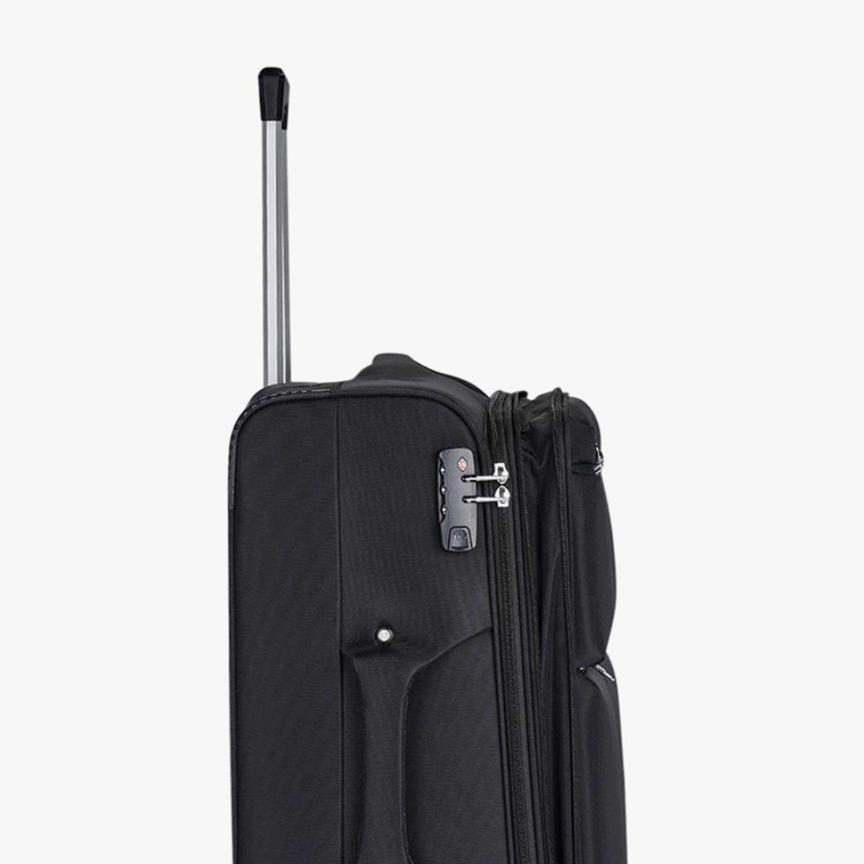 Limra Premium Set of 3 Polyester Soft-Sided 5-Wheeler Spinner Trolley Bags with 3-Digit Number Lock-travel-luggagesandbags-luggage-image-7