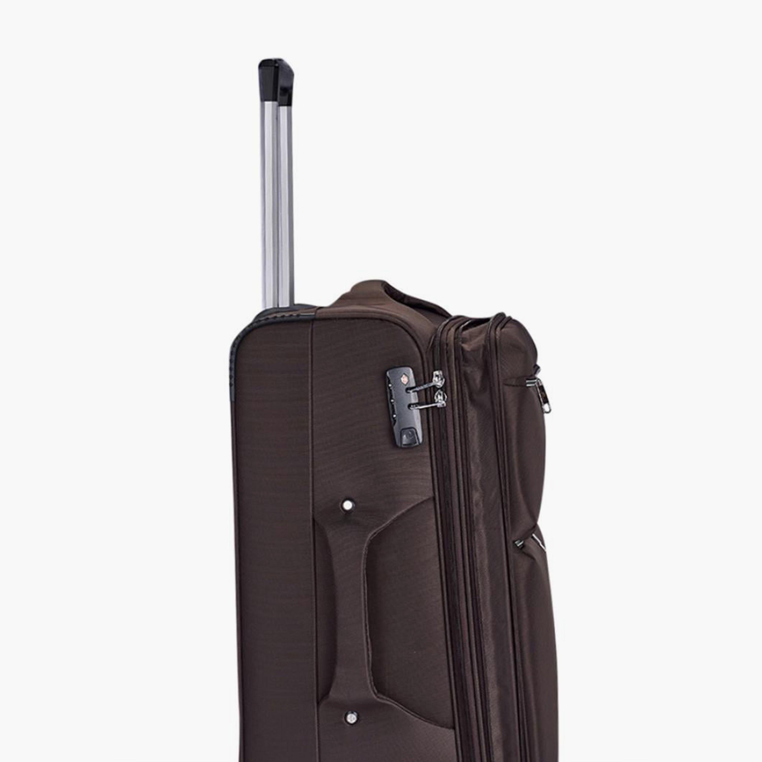 Limra Premium Set of 3 Polyester Soft-Sided 5-Wheeler Spinner Trolley Bags with 3-Digit Number Lock-travel-luggagesandbags-luggage-image-7