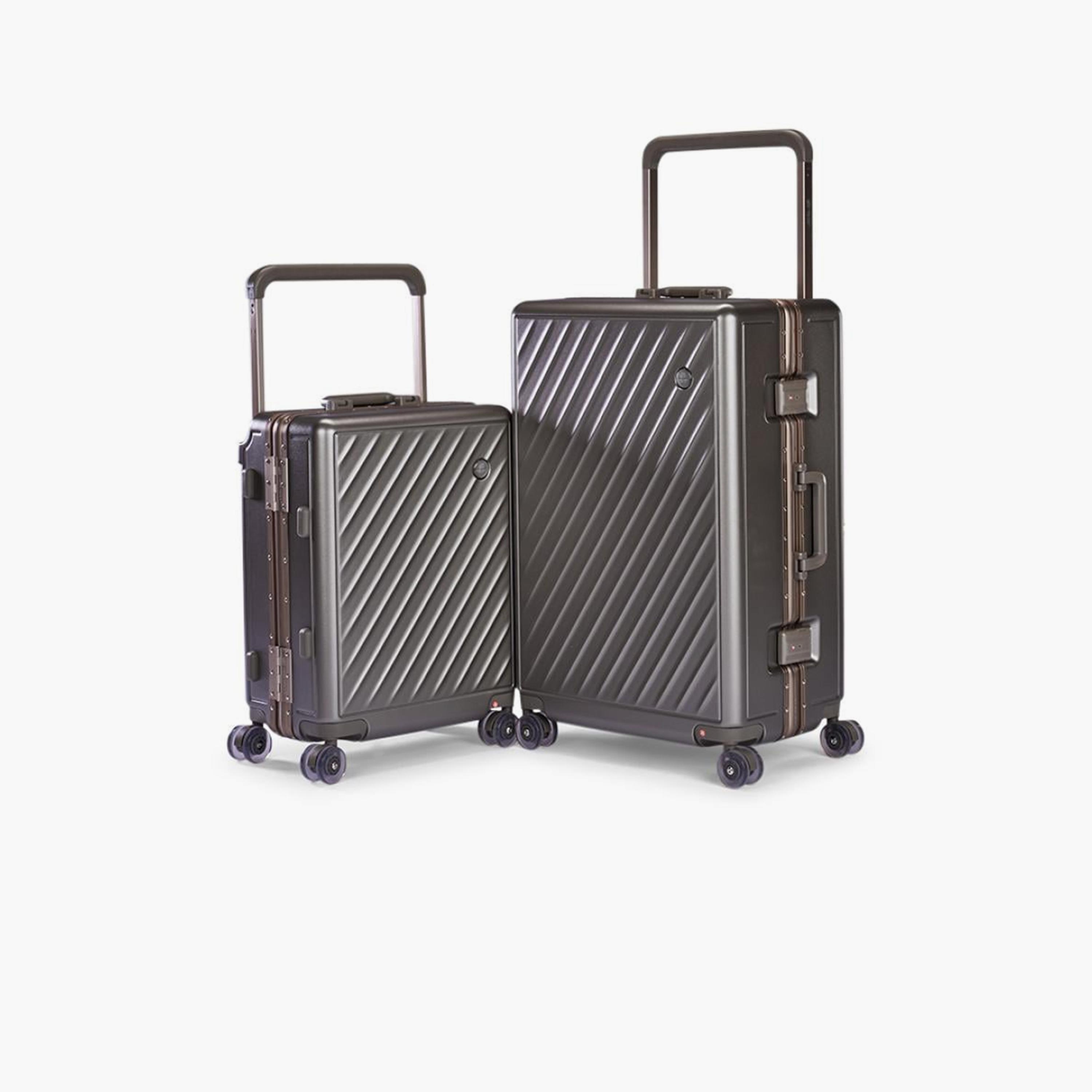 Limra Elegant Set of 2 Polycarbonate with ABS Hard-Sided 4-Wheeler Spinner Trolley Bags with 3-Digit Number Lock-travel-luggagesandbags-luggage-image-4