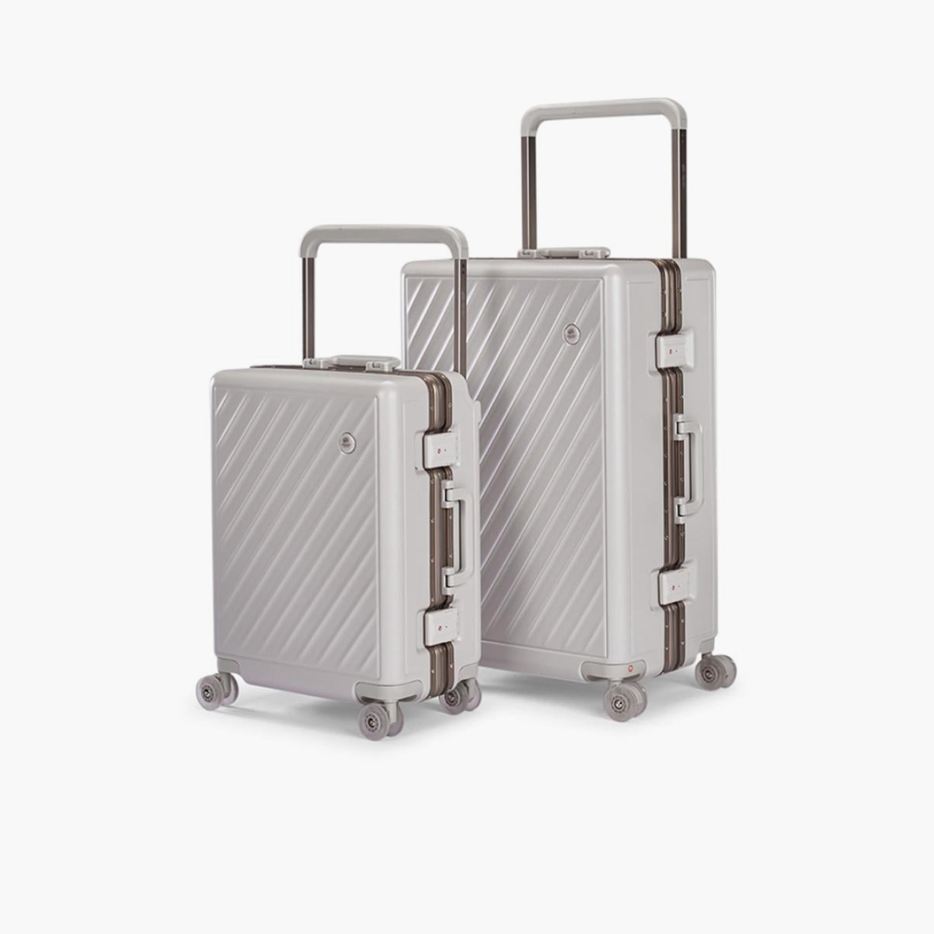 Limra Elegant Set of 2 Polycarbonate with ABS Hard-Sided 4-Wheeler Spinner Trolley Bags with 3-Digit Number Lock-travel-luggagesandbags-luggage-image-1