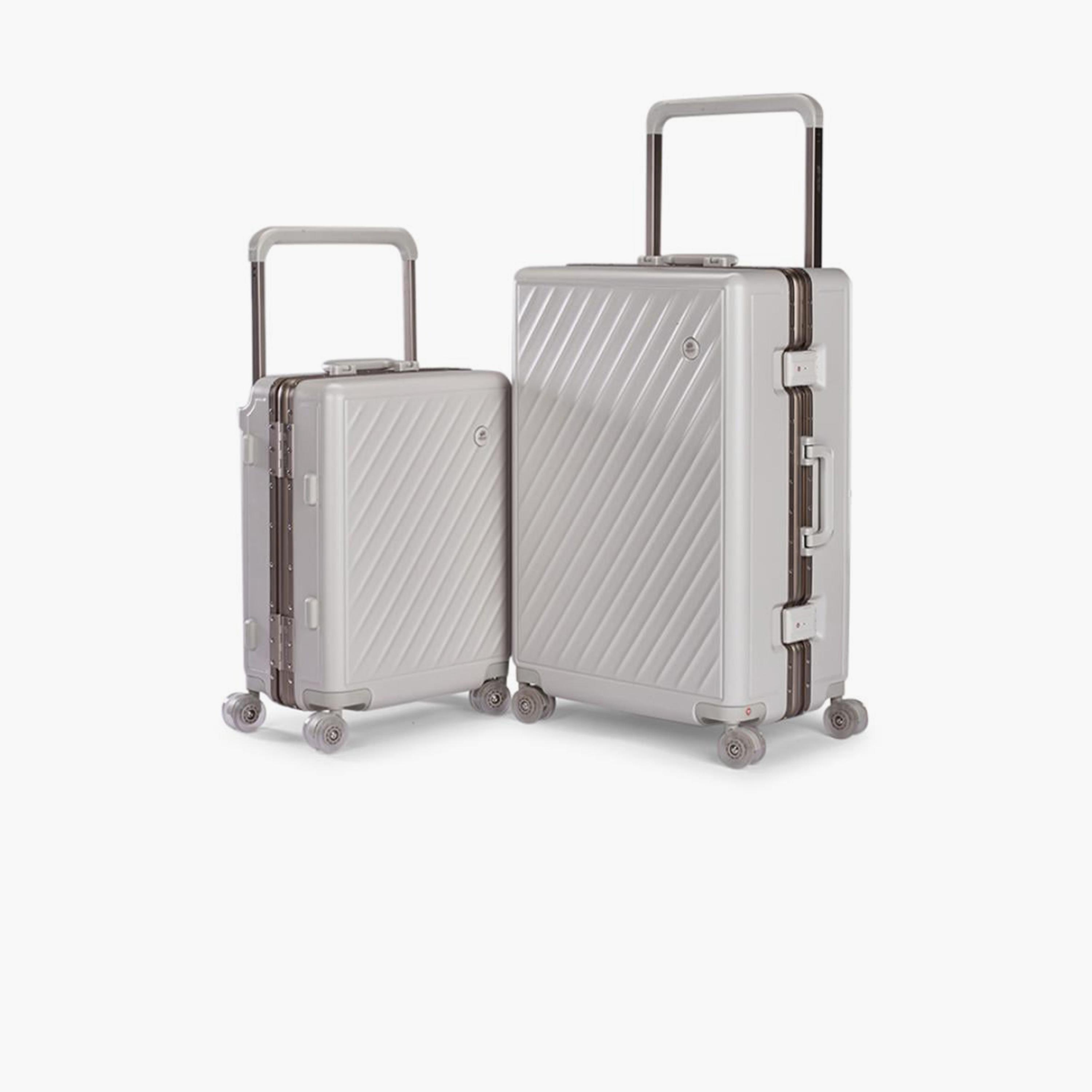 Limra Elegant Set of 2 Polycarbonate with ABS Hard-Sided 4-Wheeler Spinner Trolley Bags with 3-Digit Number Lock-travel-luggagesandbags-luggage-image-5