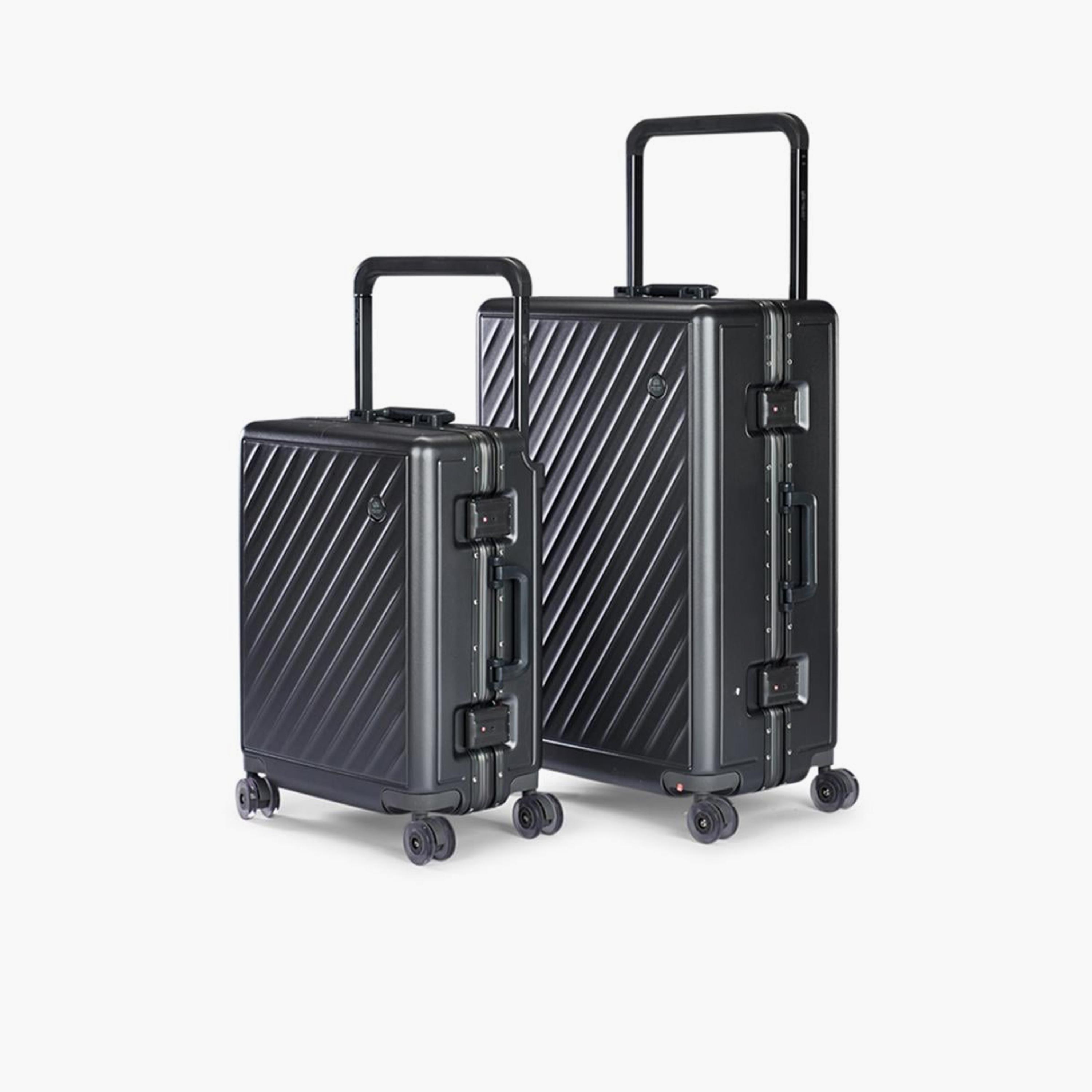 Limra Elegant Set of 2 Polycarbonate with ABS Hard-Sided 4-Wheeler Spinner Trolley Bags with 3-Digit Number Lock-travel-luggagesandbags-luggage-image-1