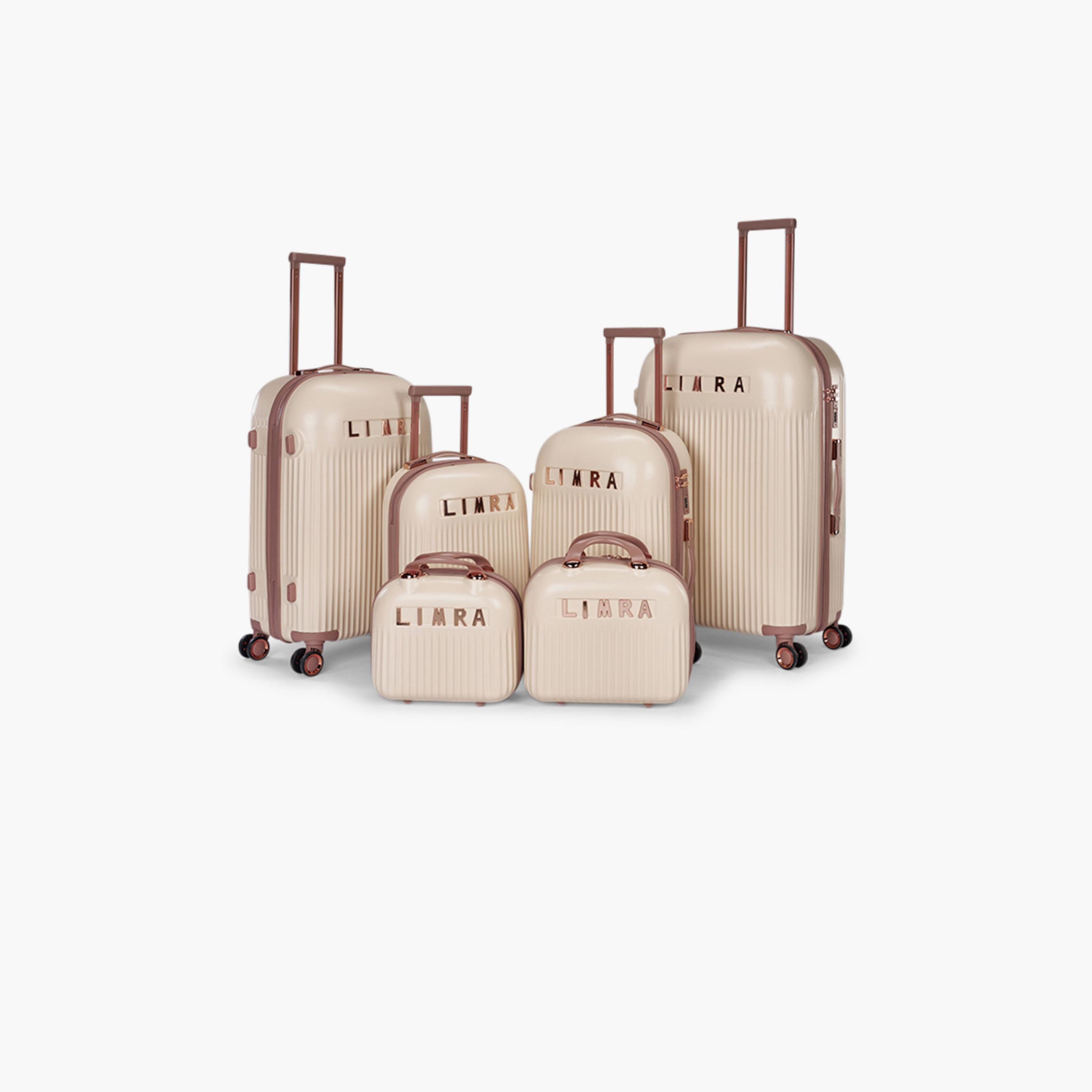 Limra Premium Set of 6 ABS Hard-Sided 4-Wheeler Spinner Trolley Bags with 3-Digit Number Lock-travel-luggagesandbags-luggage-image-1